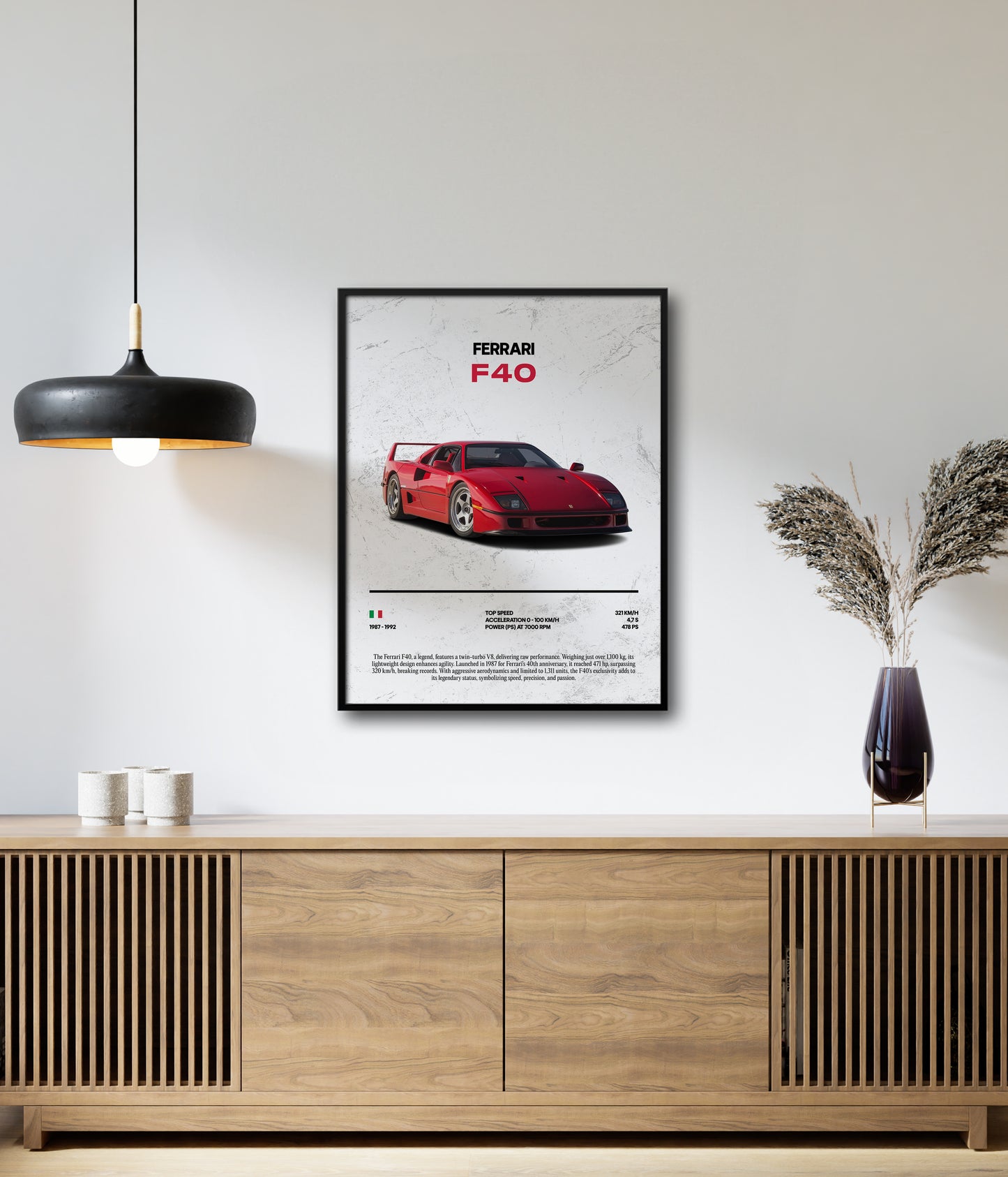 Poster Ferrari F40