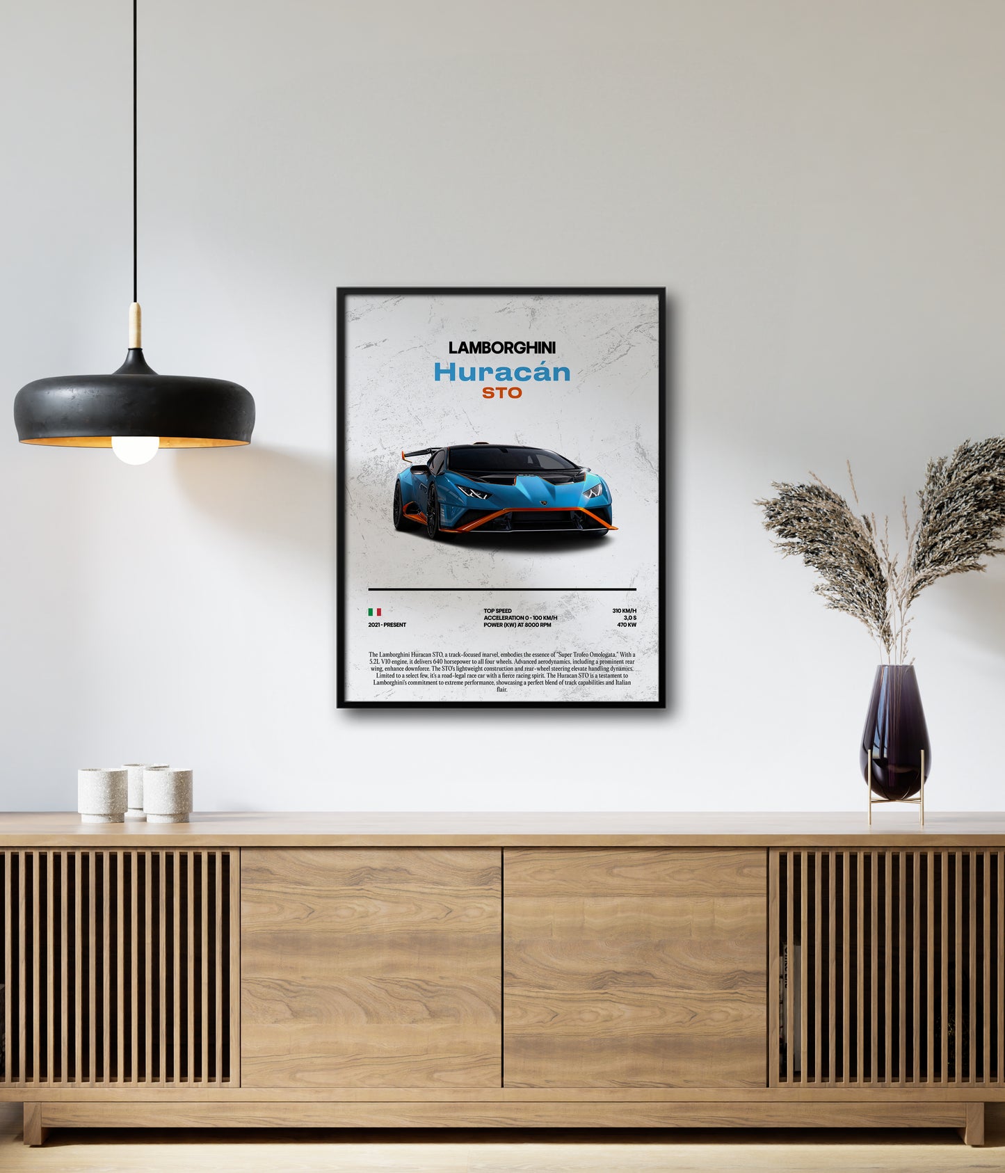 Poster Lamborghini Huracán STO