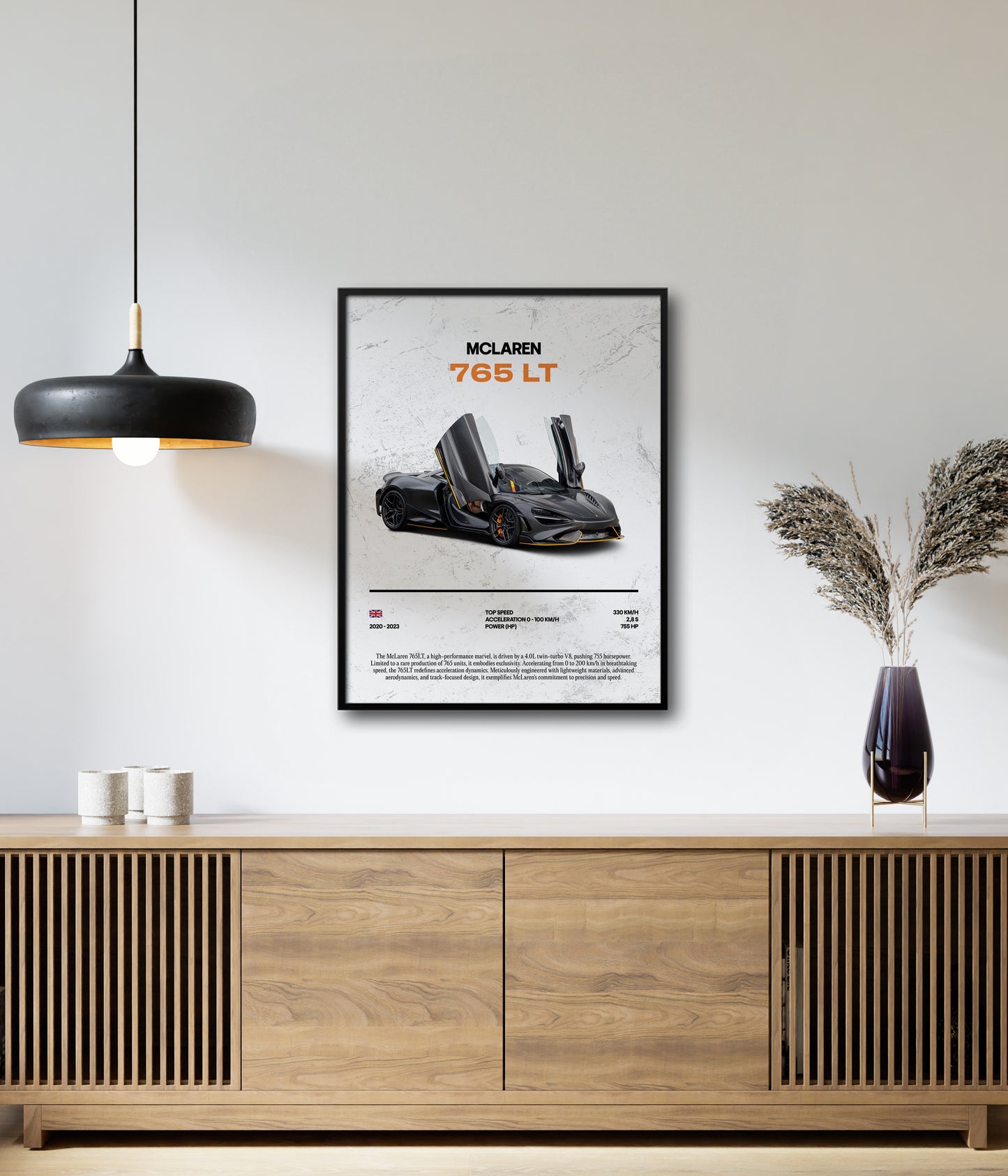 Poster McLaren 765 LT