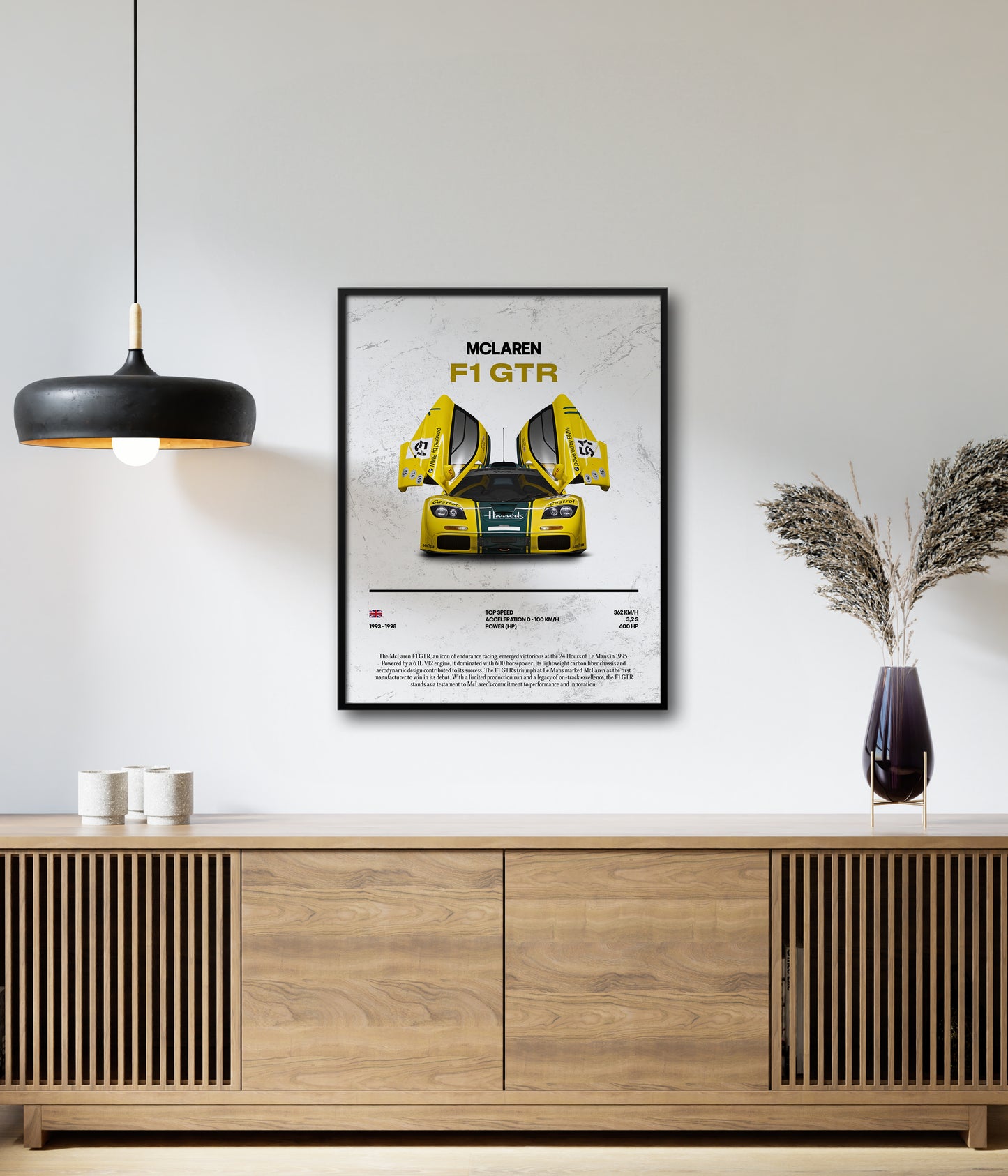 Poster McLaren F1 GTR