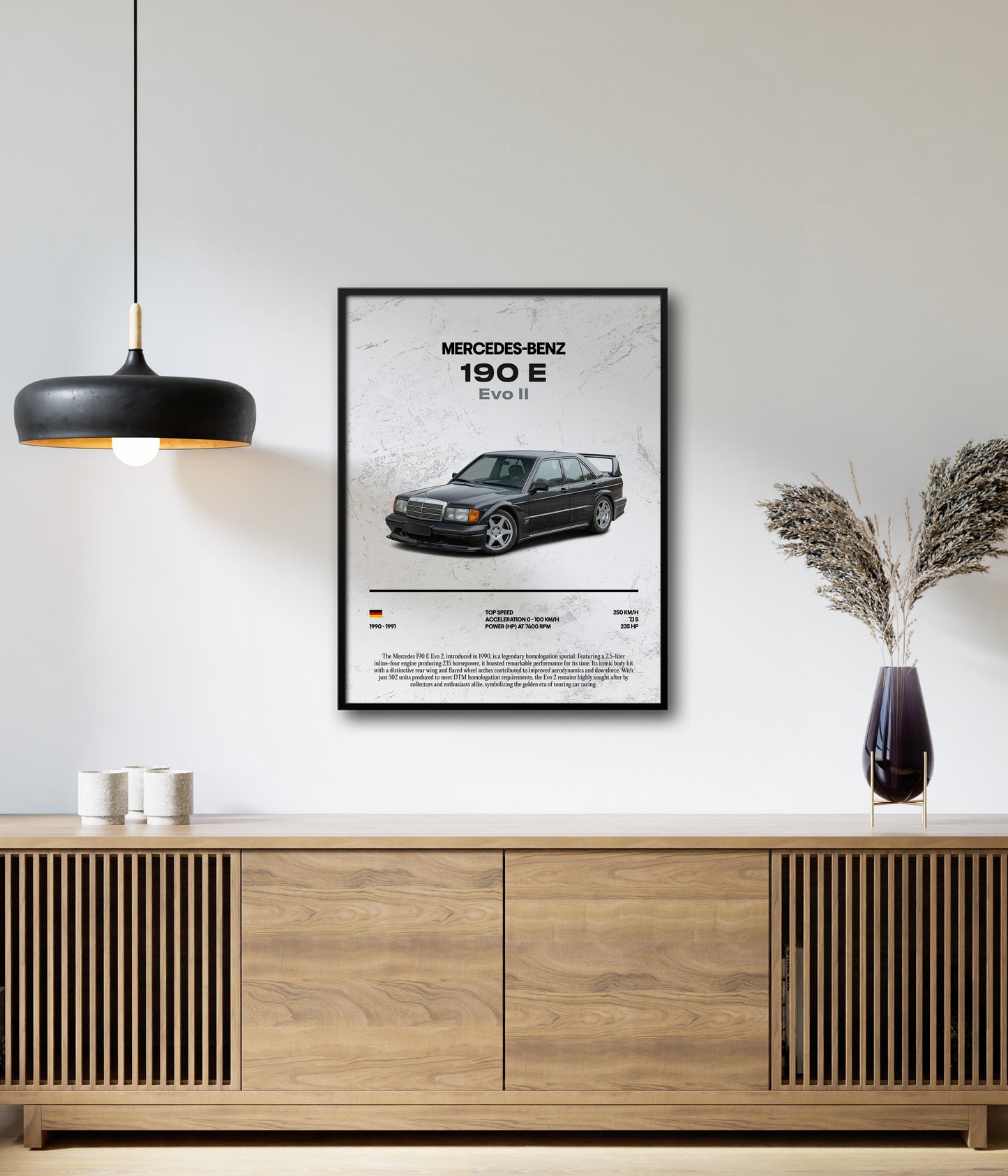 Poster Mercedes-Benz 190 E Evo II