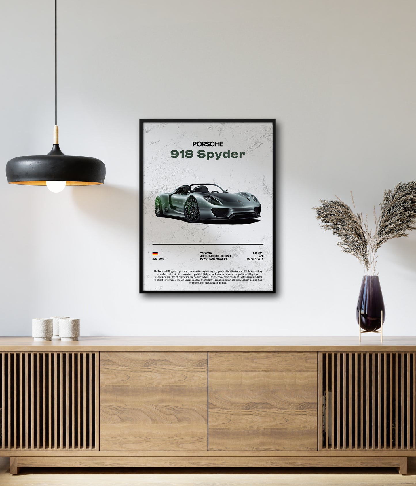 Poster Porsche 918 Spyder