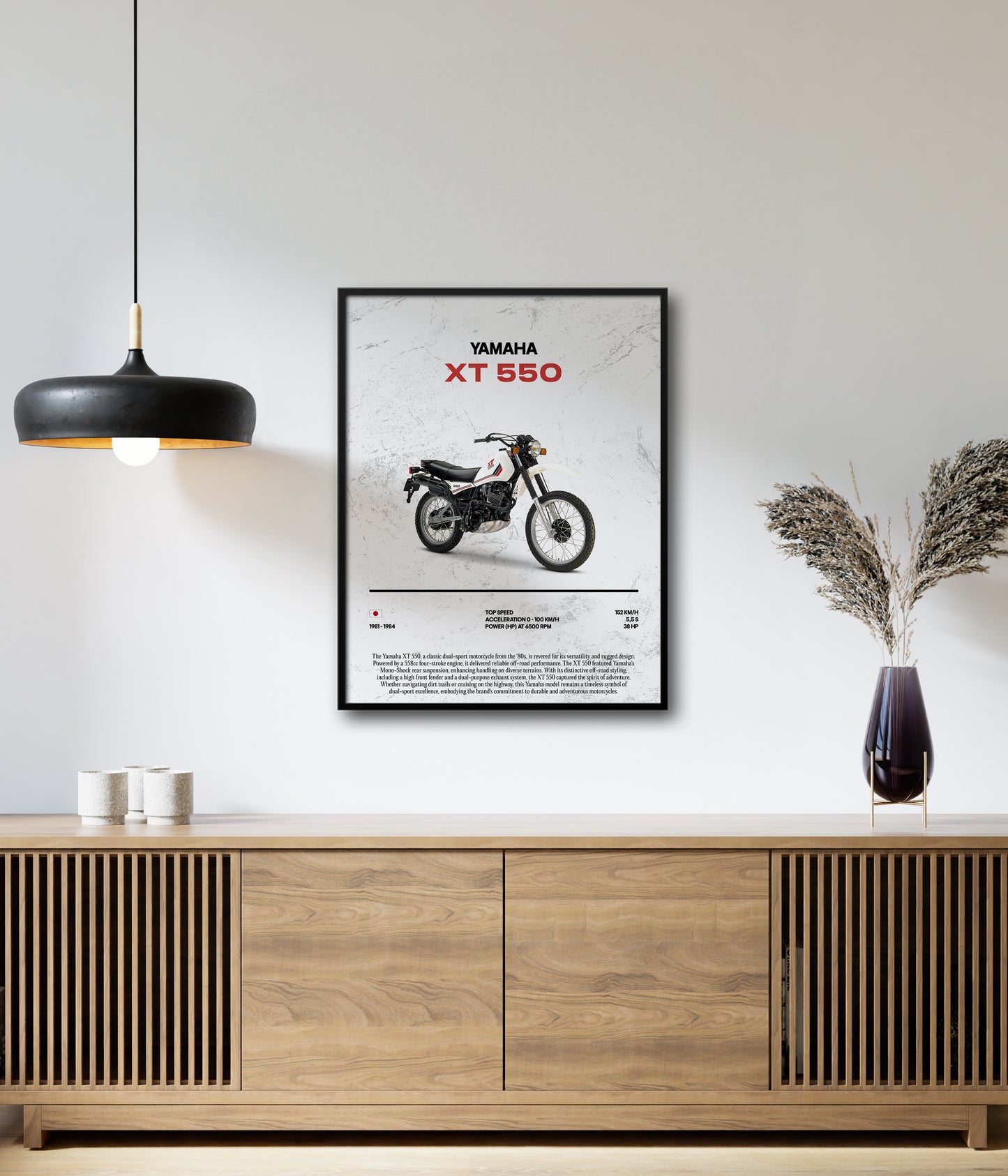 Poster Yamaha XT 550