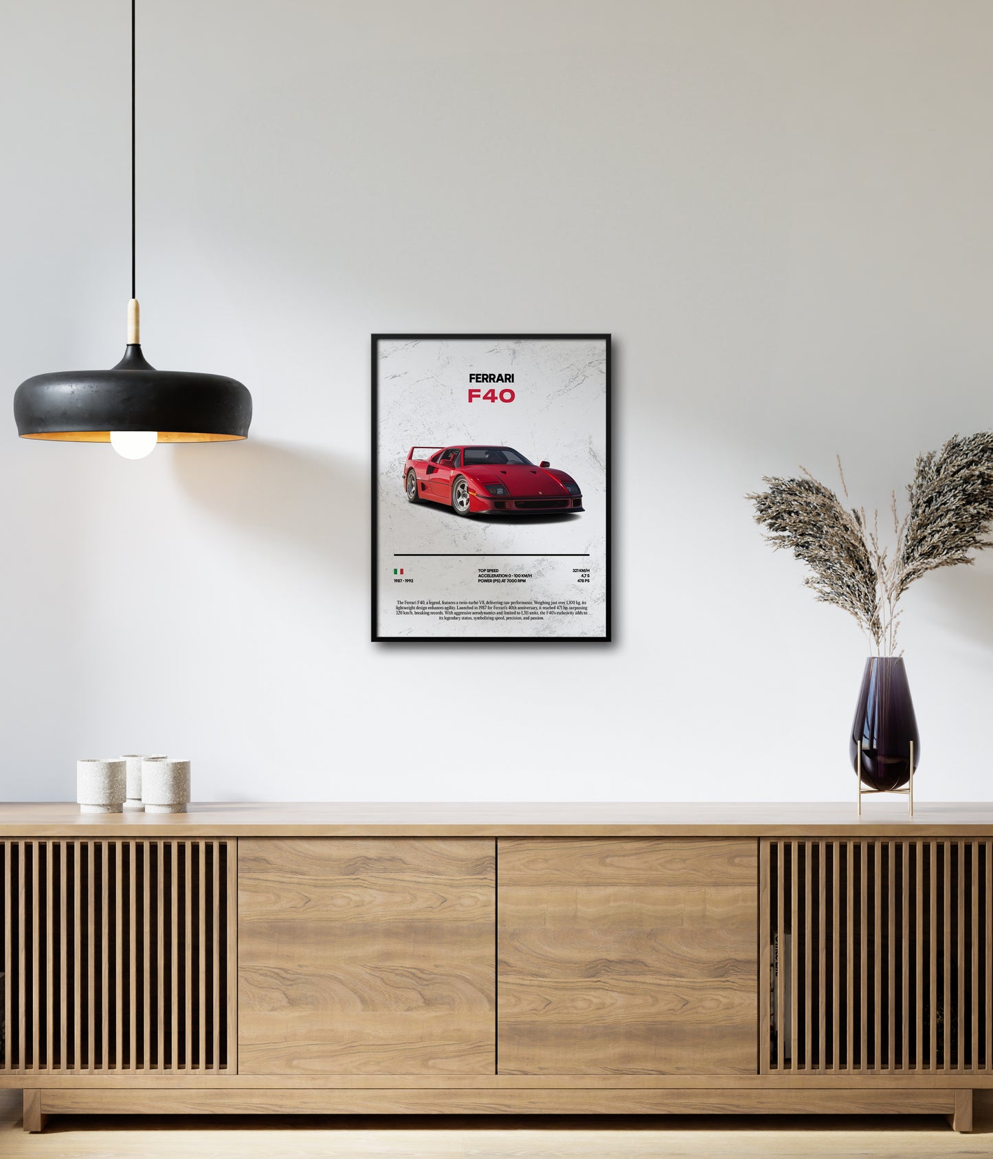 Poster Ferrari F40