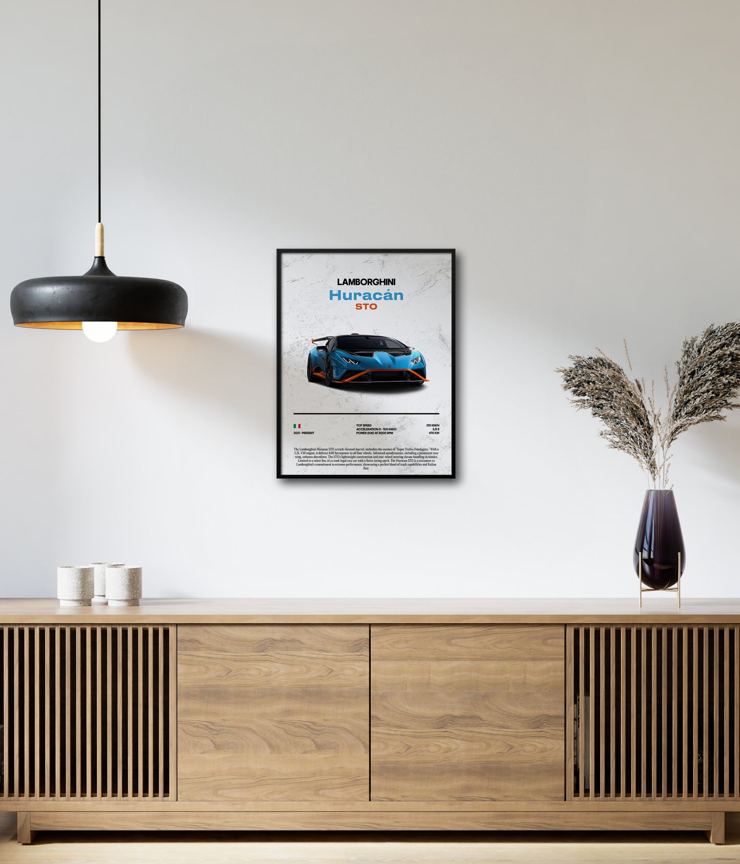 Poster Lamborghini Huracán STO