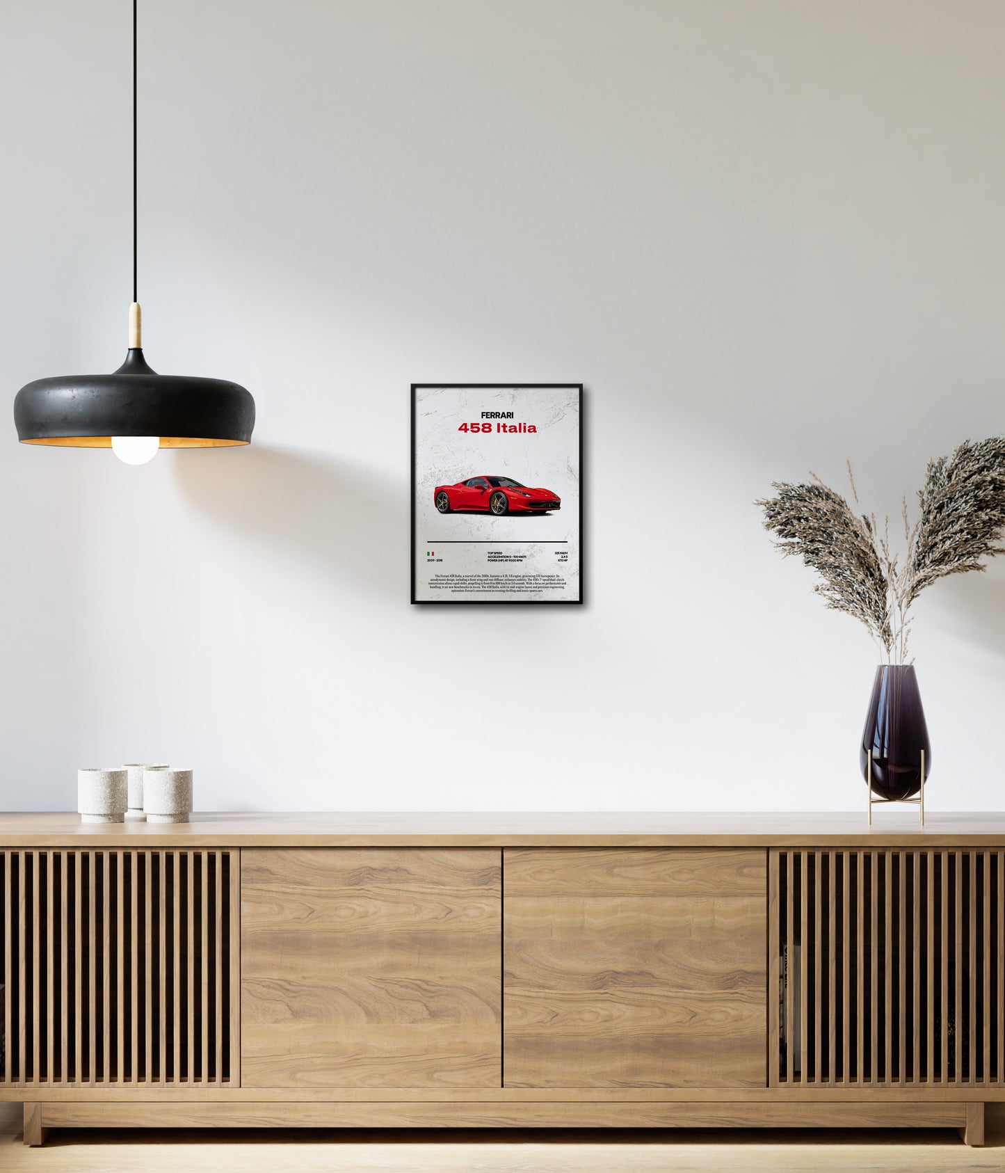 Poster Ferrari 458 Italia