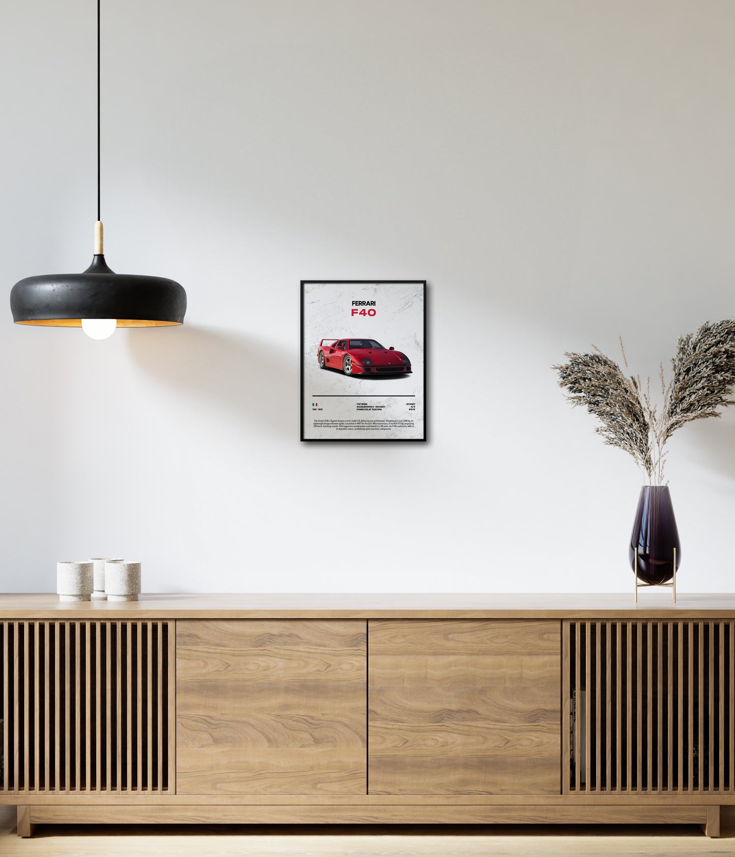 Poster Ferrari F40