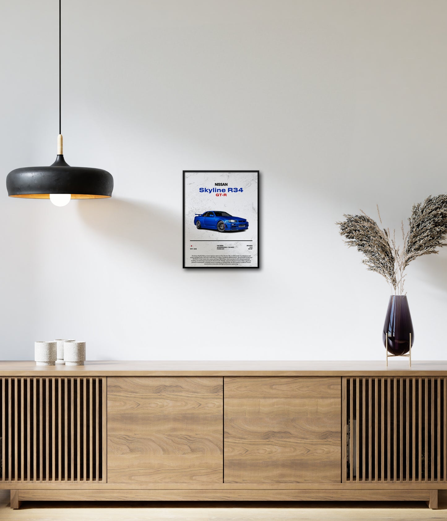 Poster Nissan Skyline R34 GT-R
