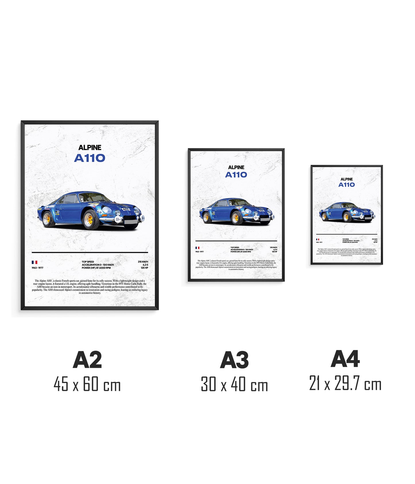 Poster Alpine A110