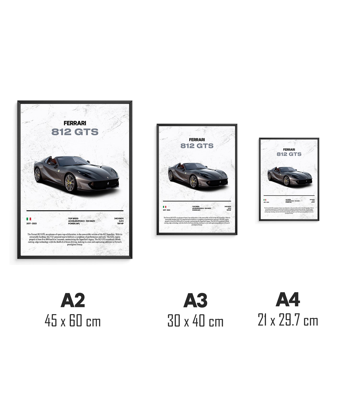 Poster Ferrari 812 GTS