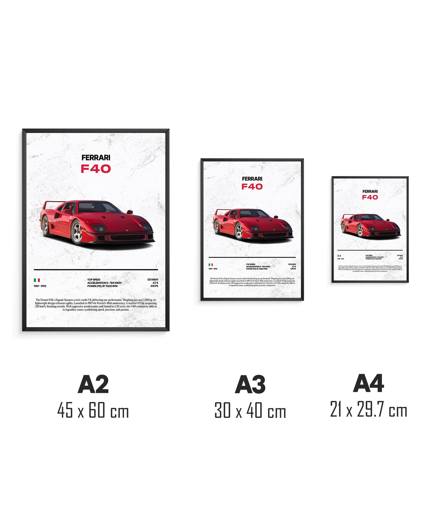 Poster Ferrari F40