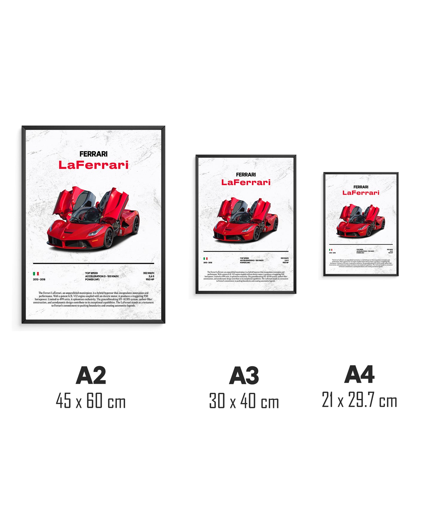 Poster Ferrari LaFerrari