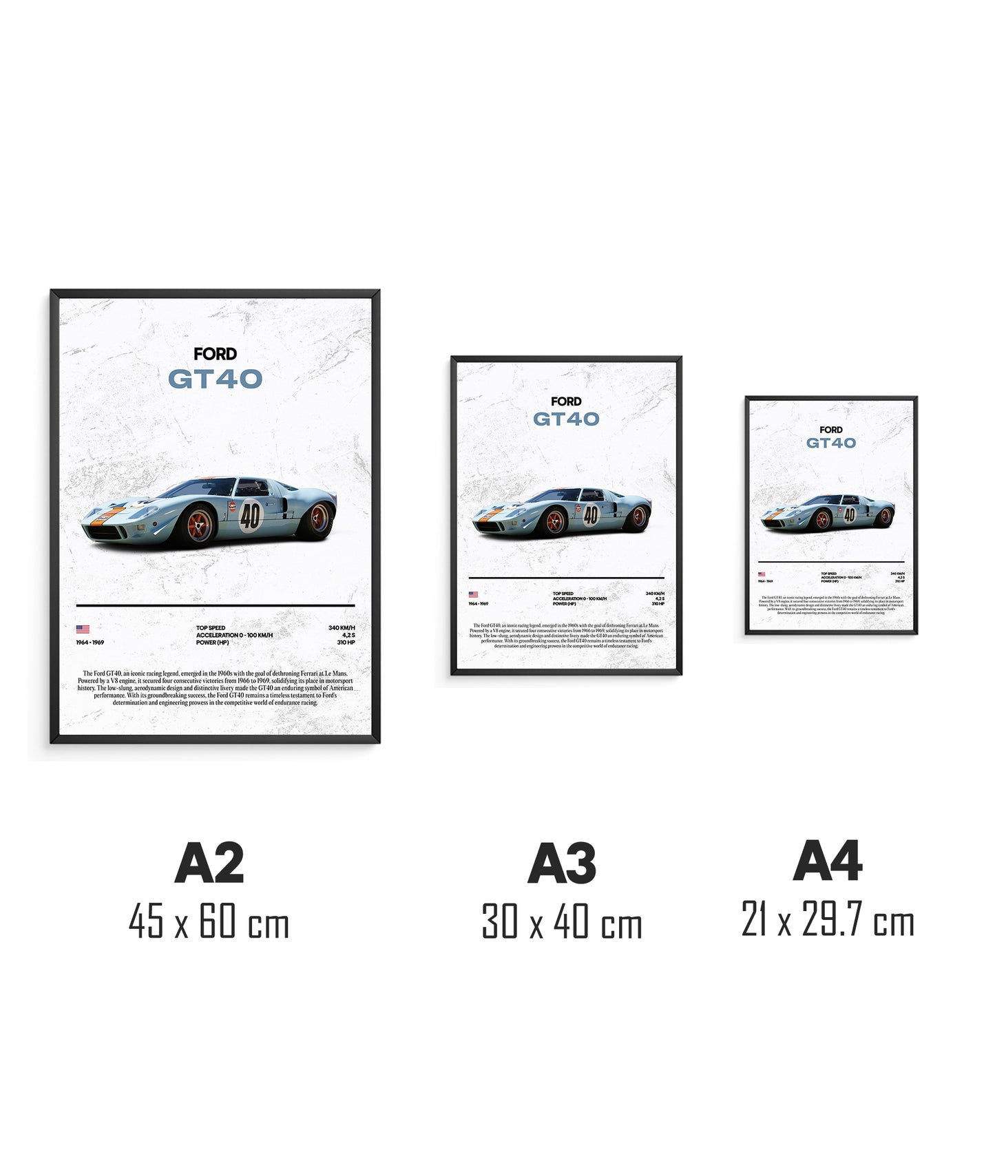 Poster Ford GT40