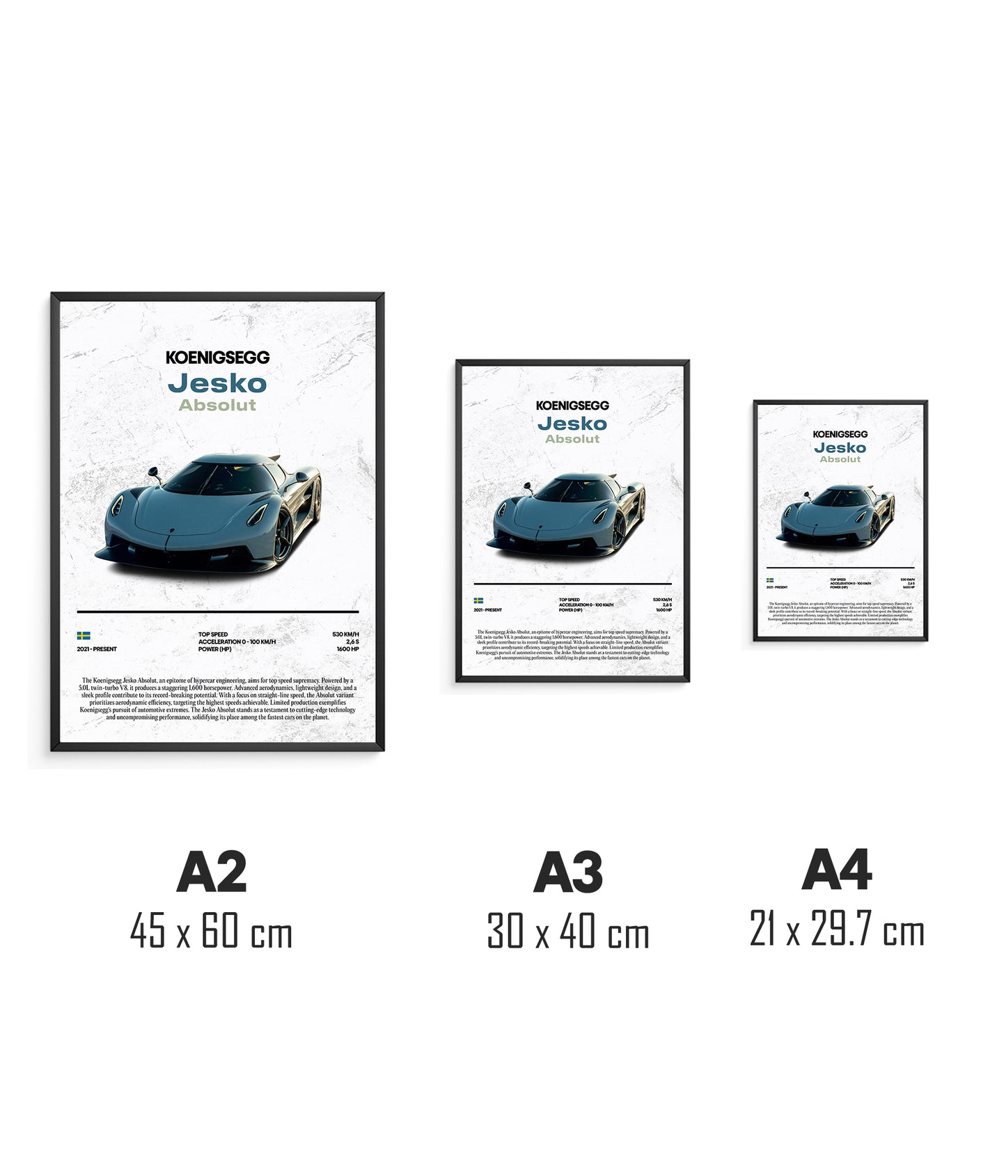 Poster Koenigsegg Jesko Absolut