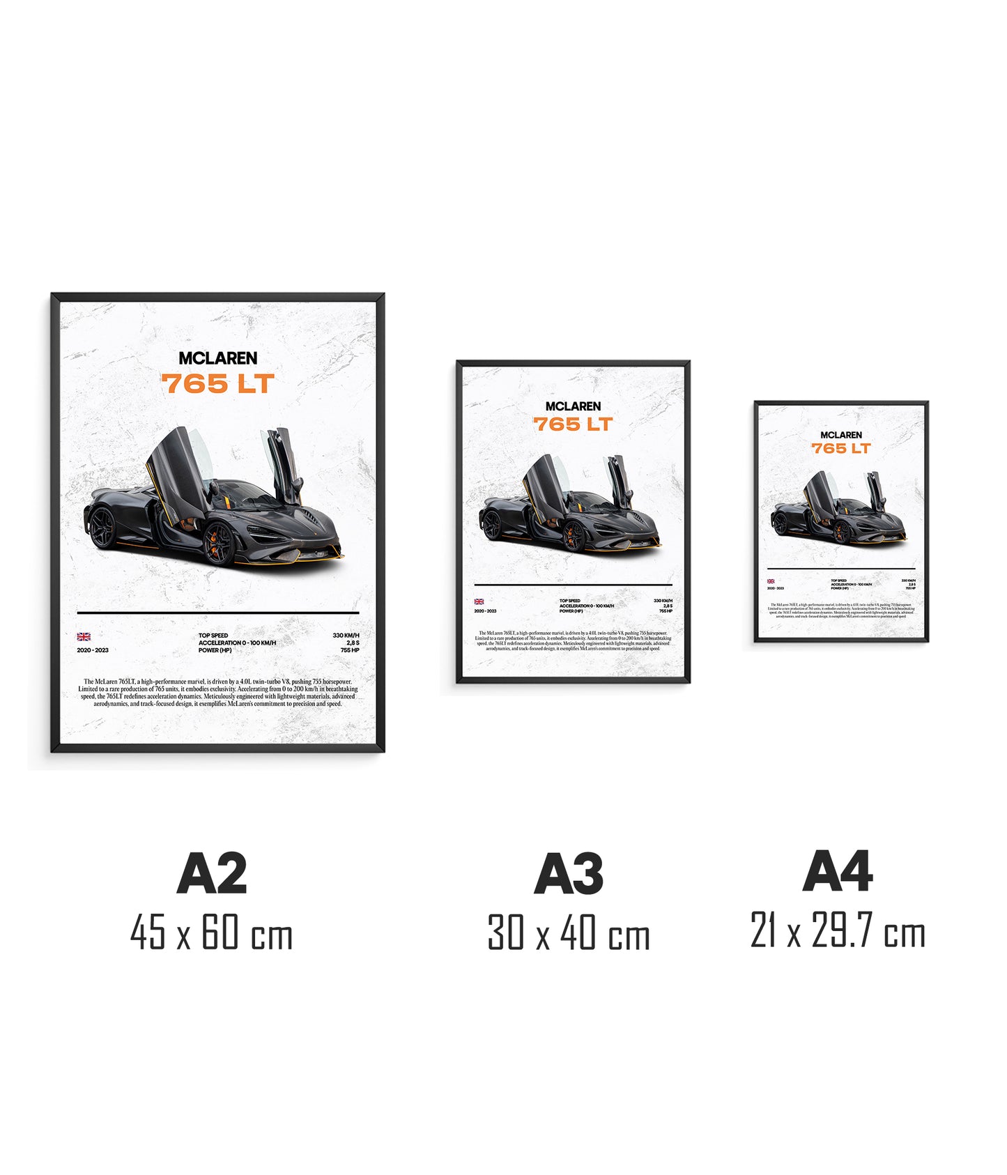 Poster McLaren 765 LT