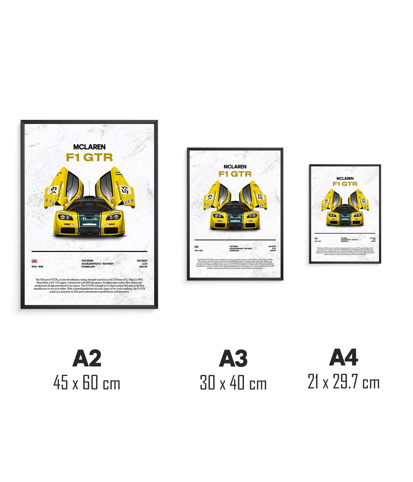Poster McLaren F1 GTR
