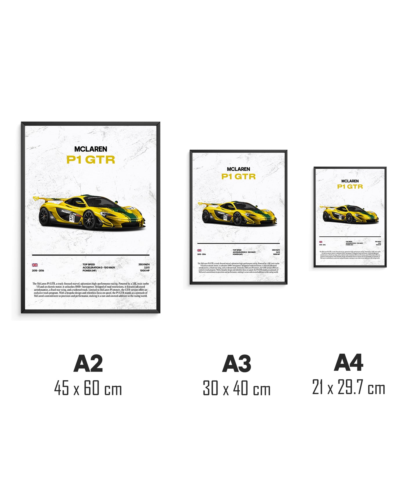 Poster McLaren P1 GTR