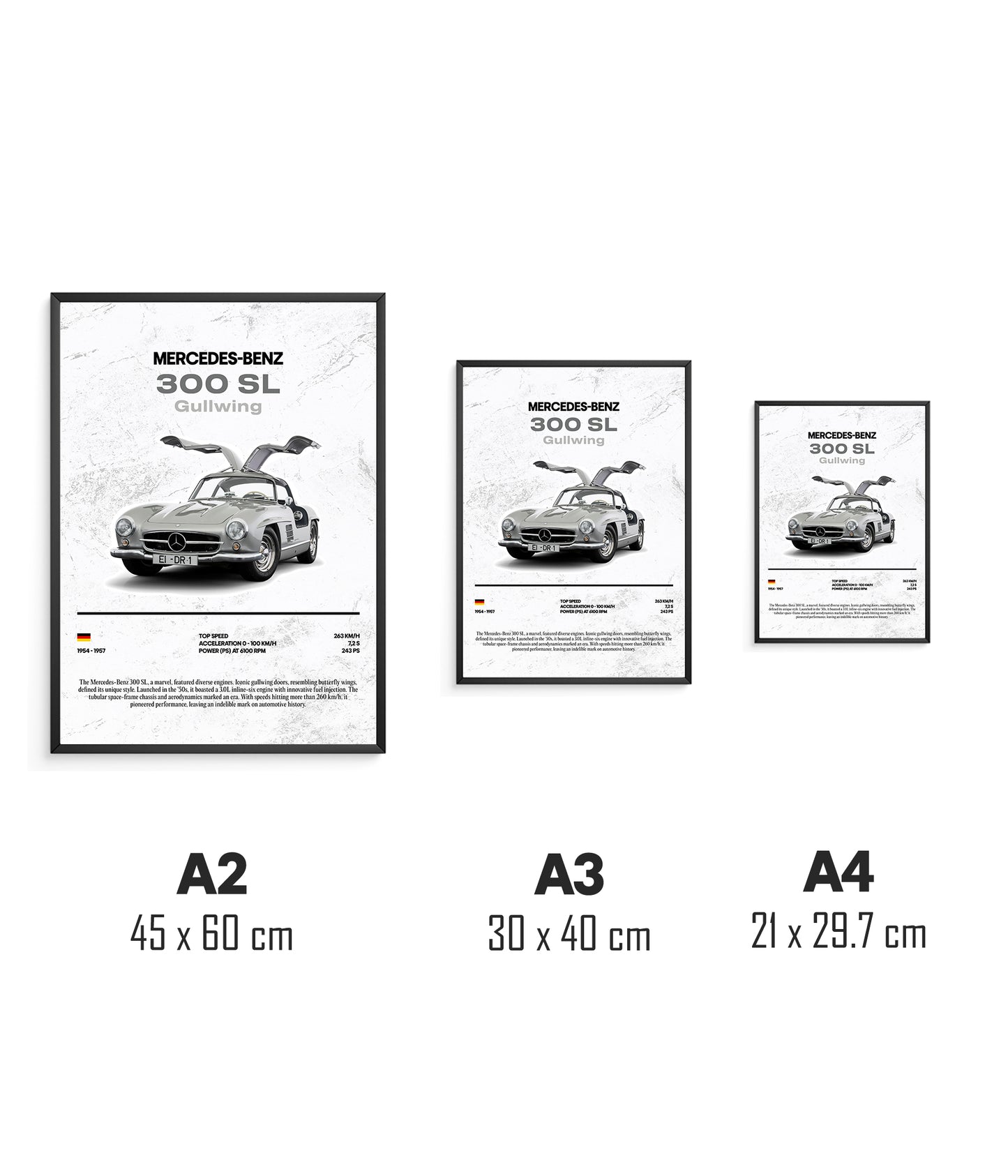 Poster Mercedes-Benz 300 SL