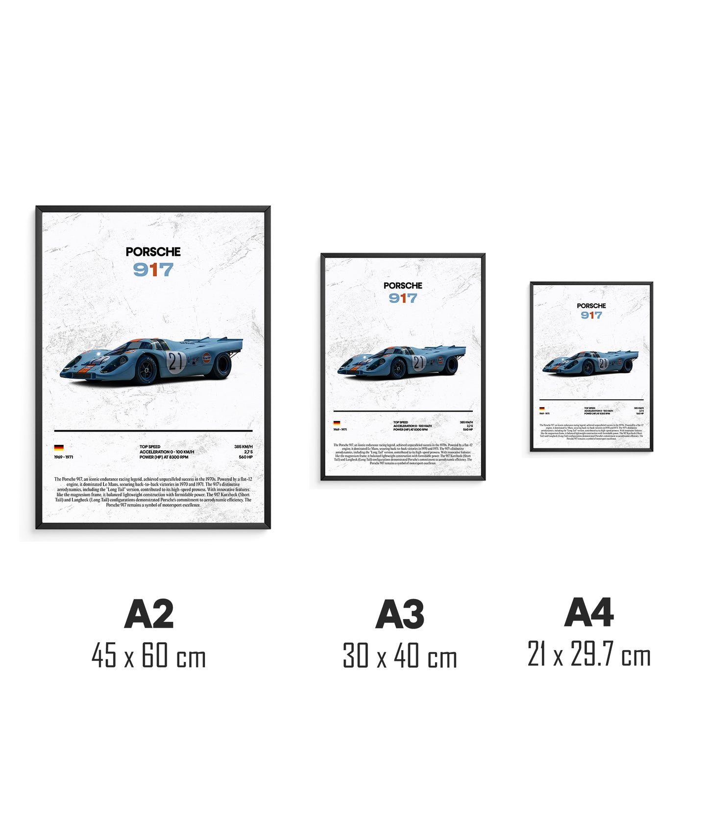 Poster Porsche 917