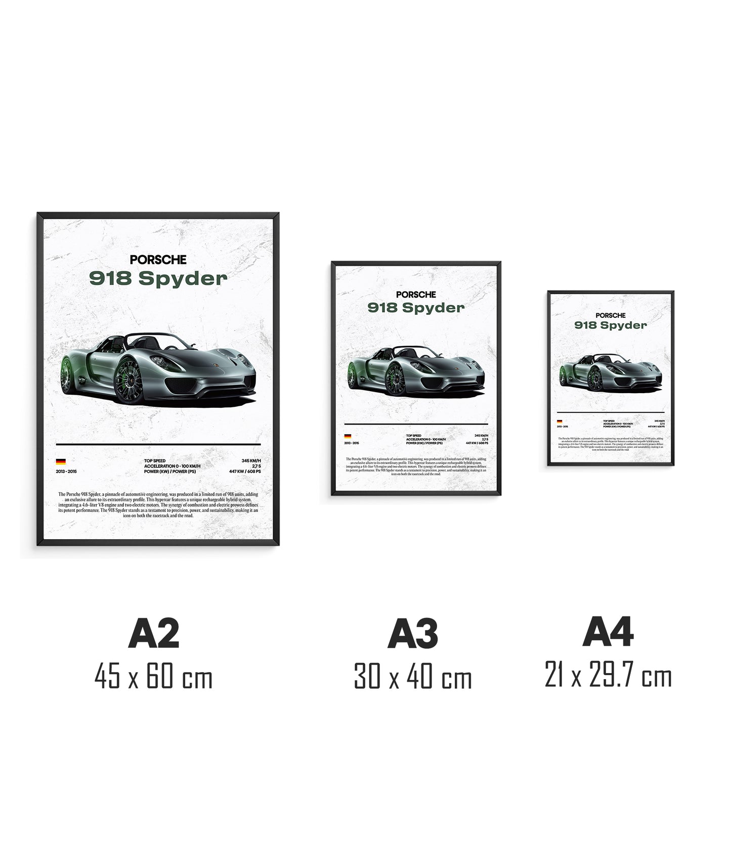 Poster Porsche 918 Spyder