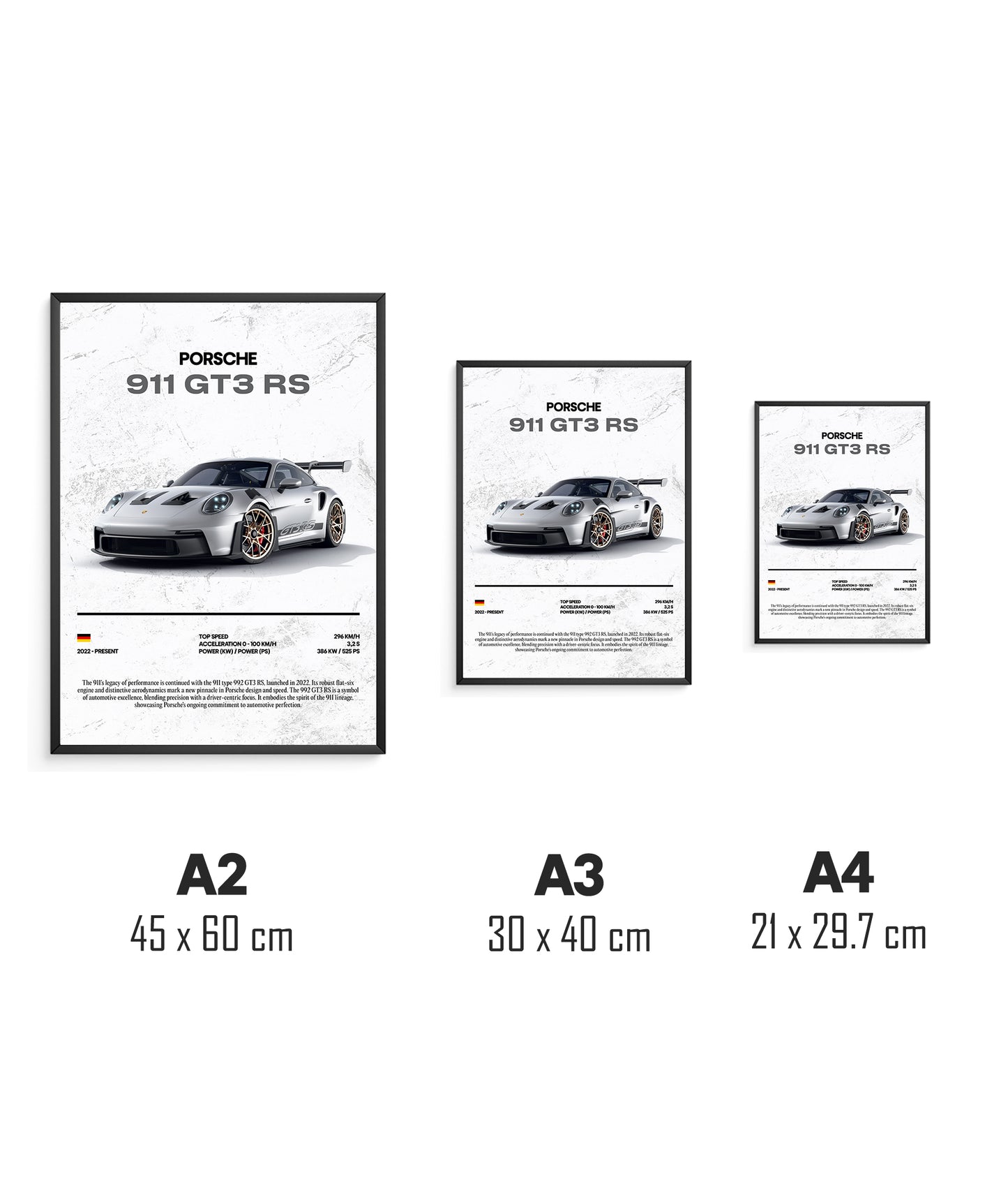 Poster Porsche 911 GT3 RS