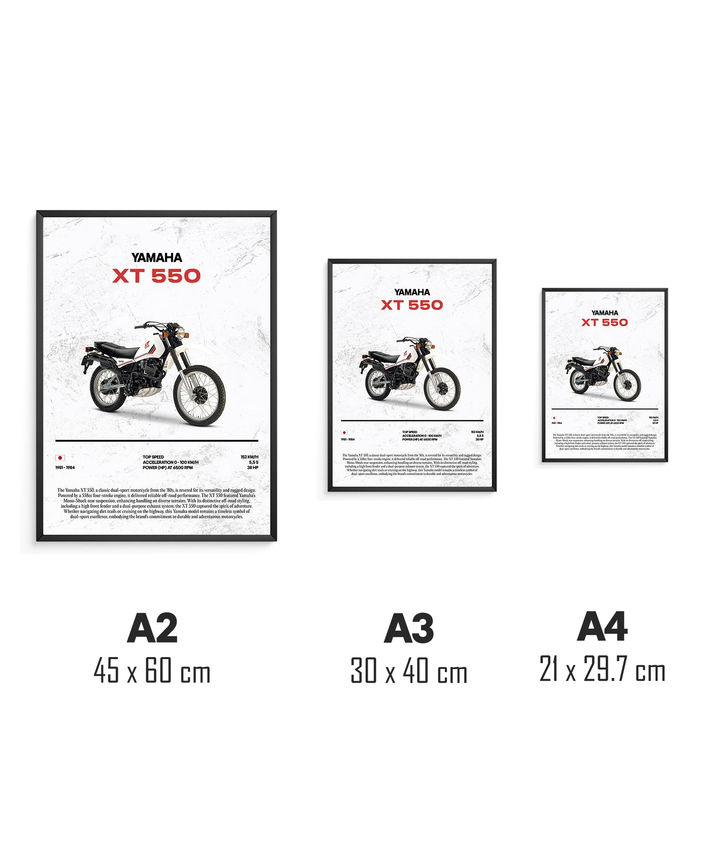 Poster Yamaha XT 550