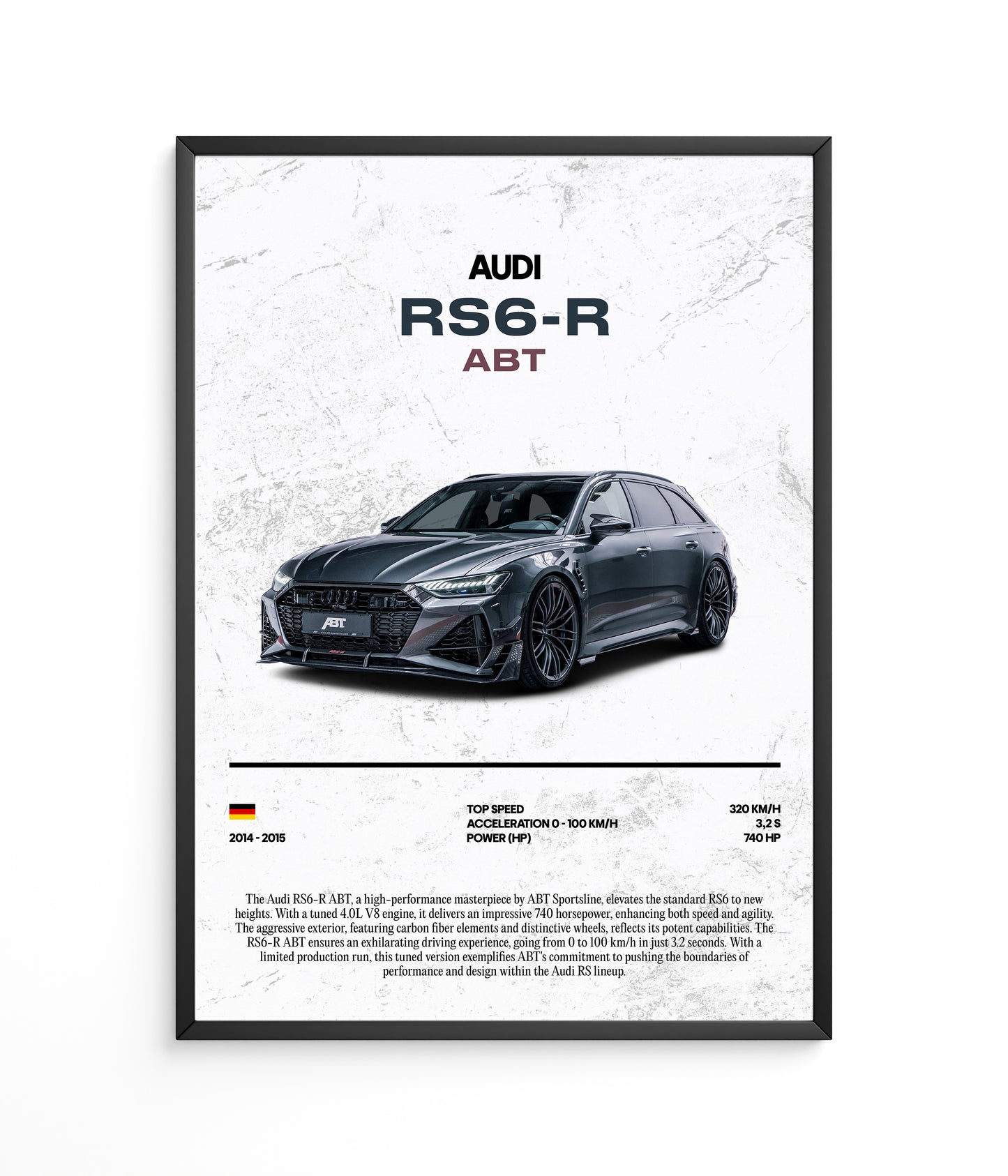 Poster Audi RS6-R ABT