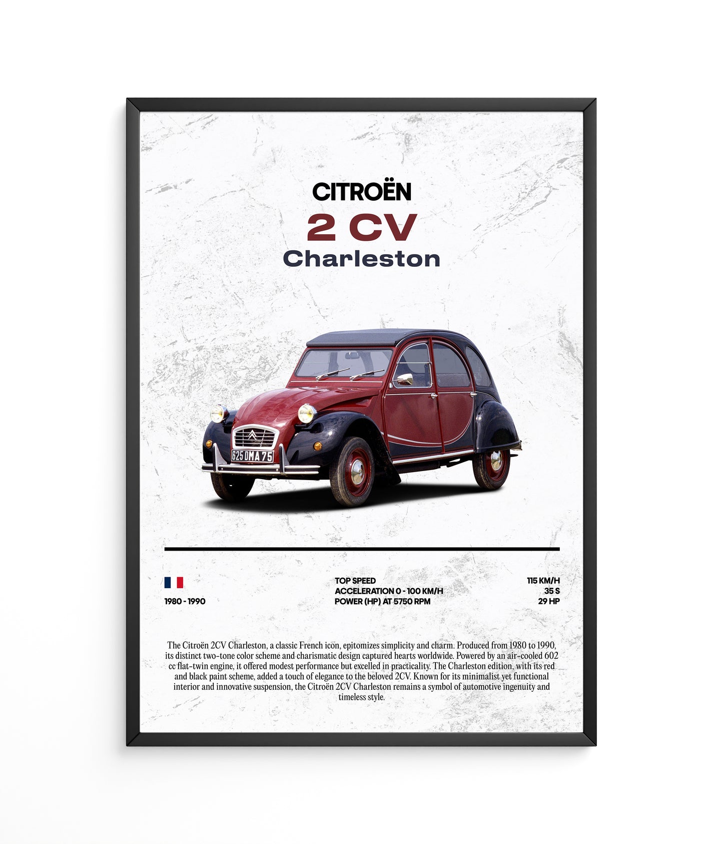 Poster Citroën 2 CV Charleston