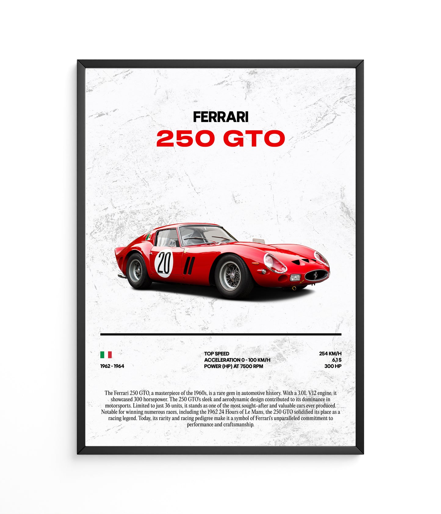 Poster Ferrari 250 GTO