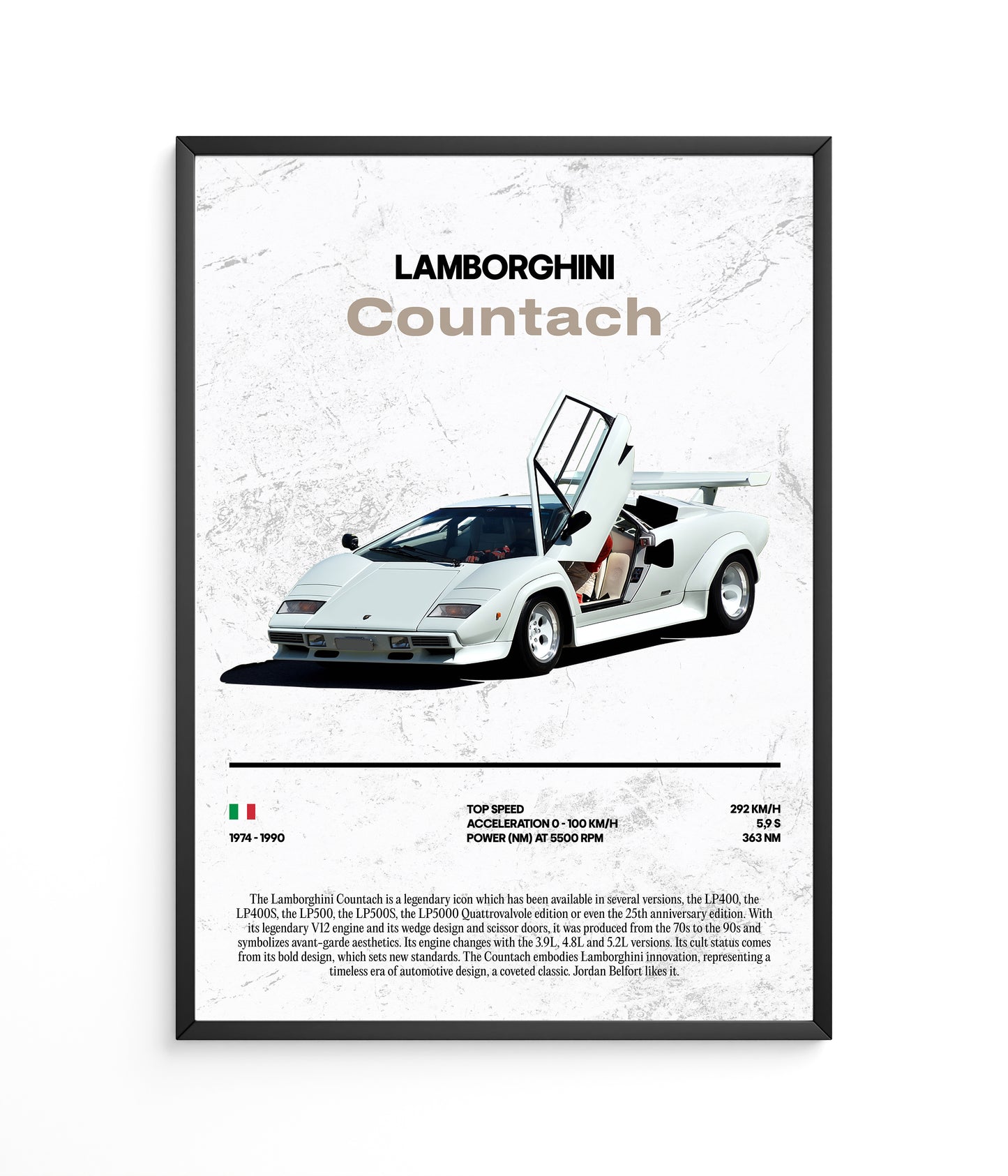 Poster Lamborghini Countach
