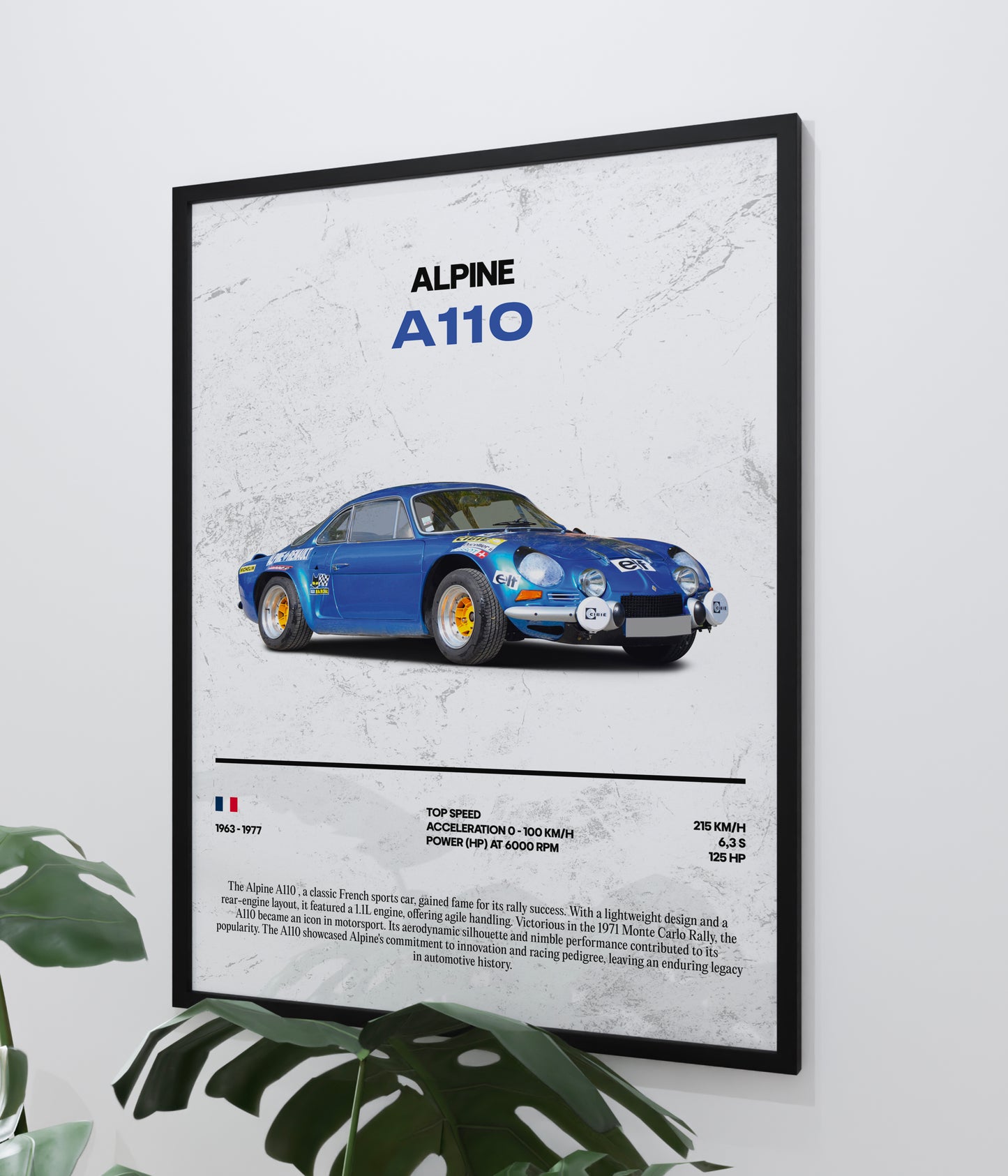 Poster Alpine A110