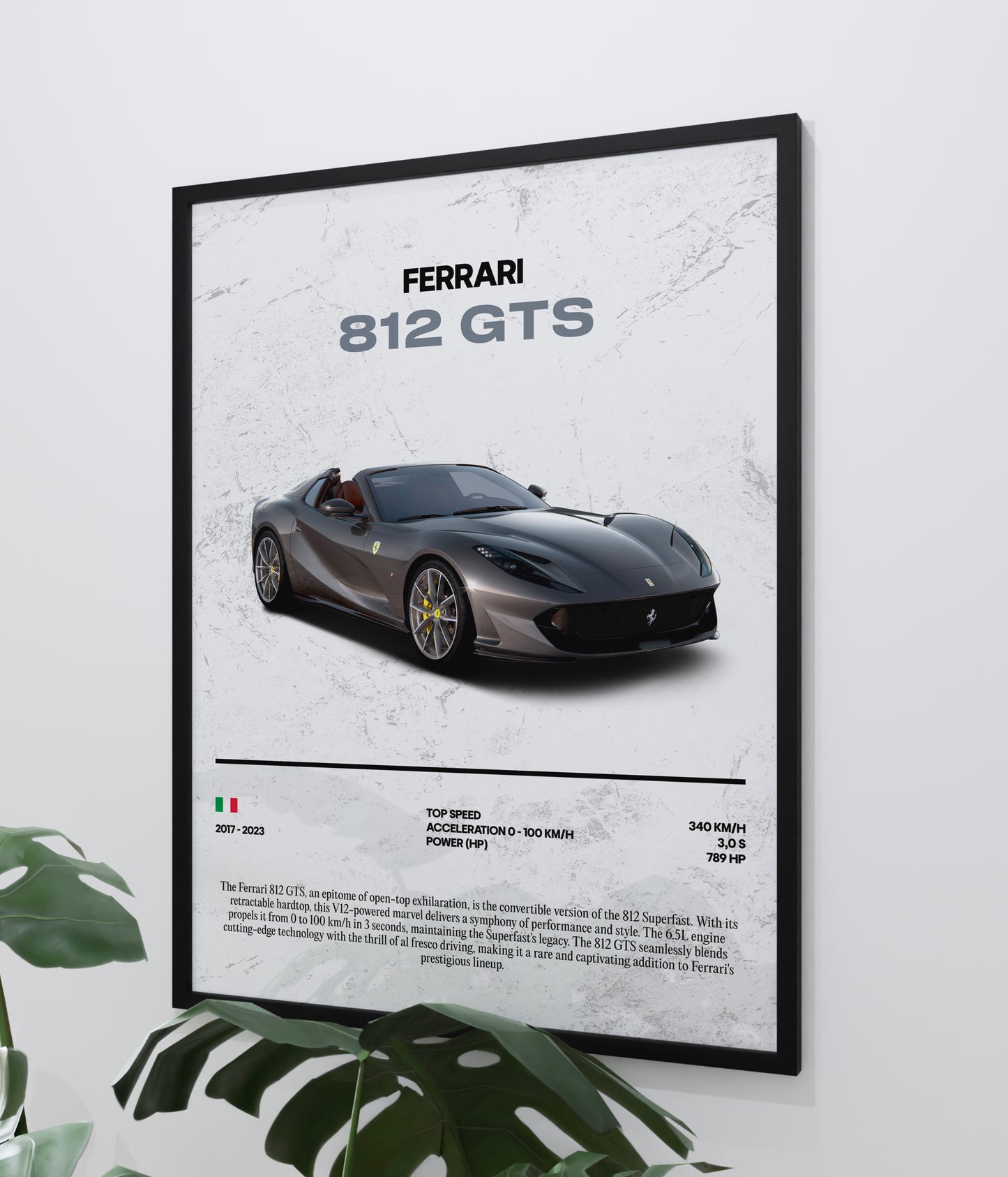 Poster Ferrari 812 GTS