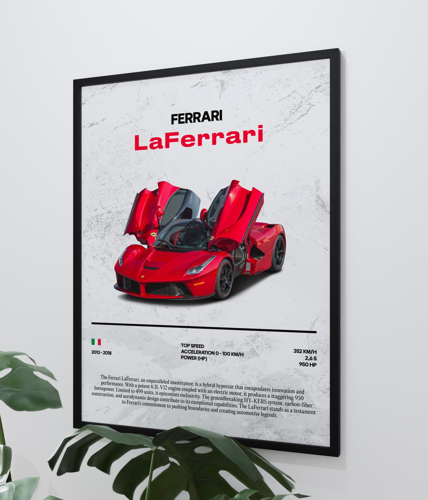 Poster Ferrari LaFerrari
