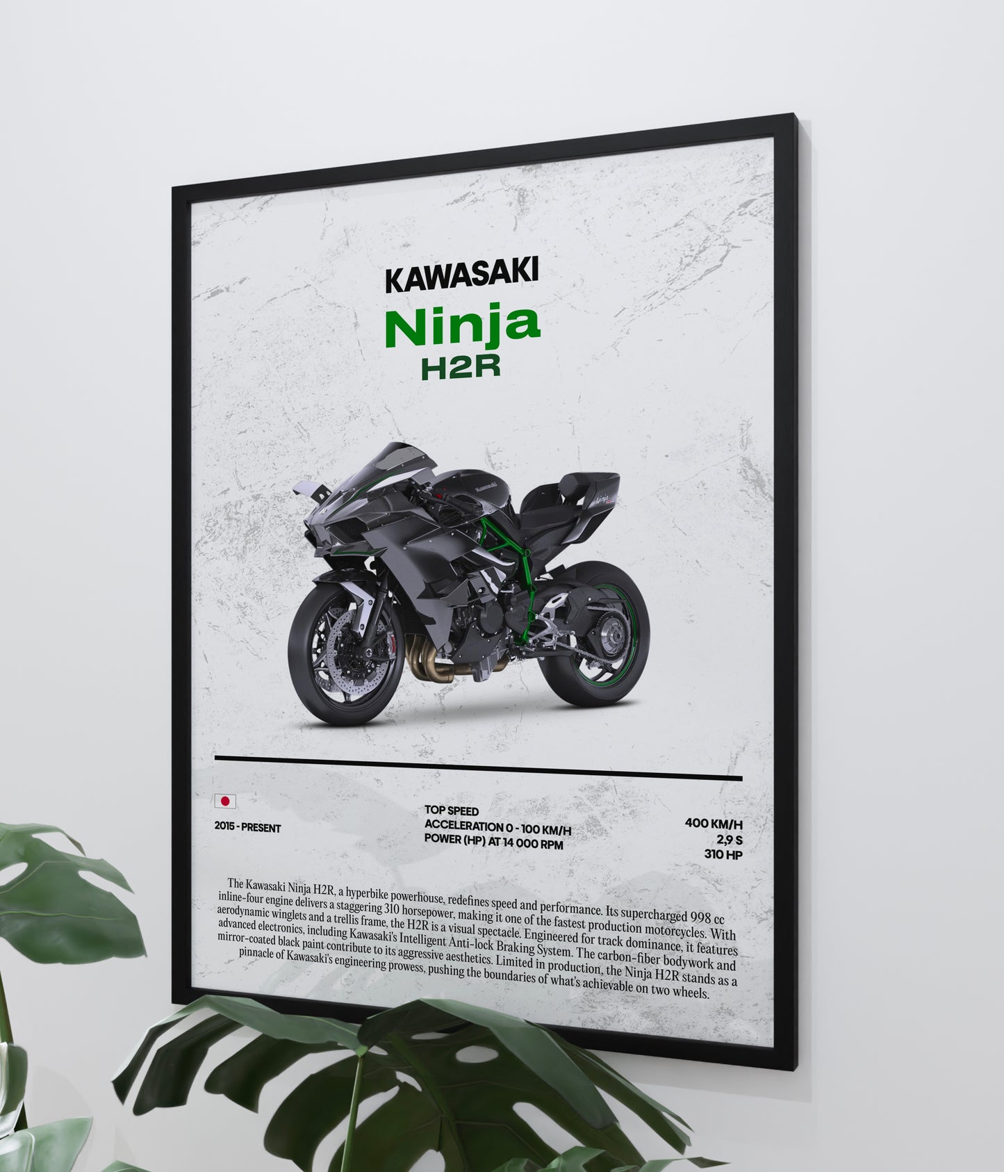 Poster Kawasaki Ninja H2R