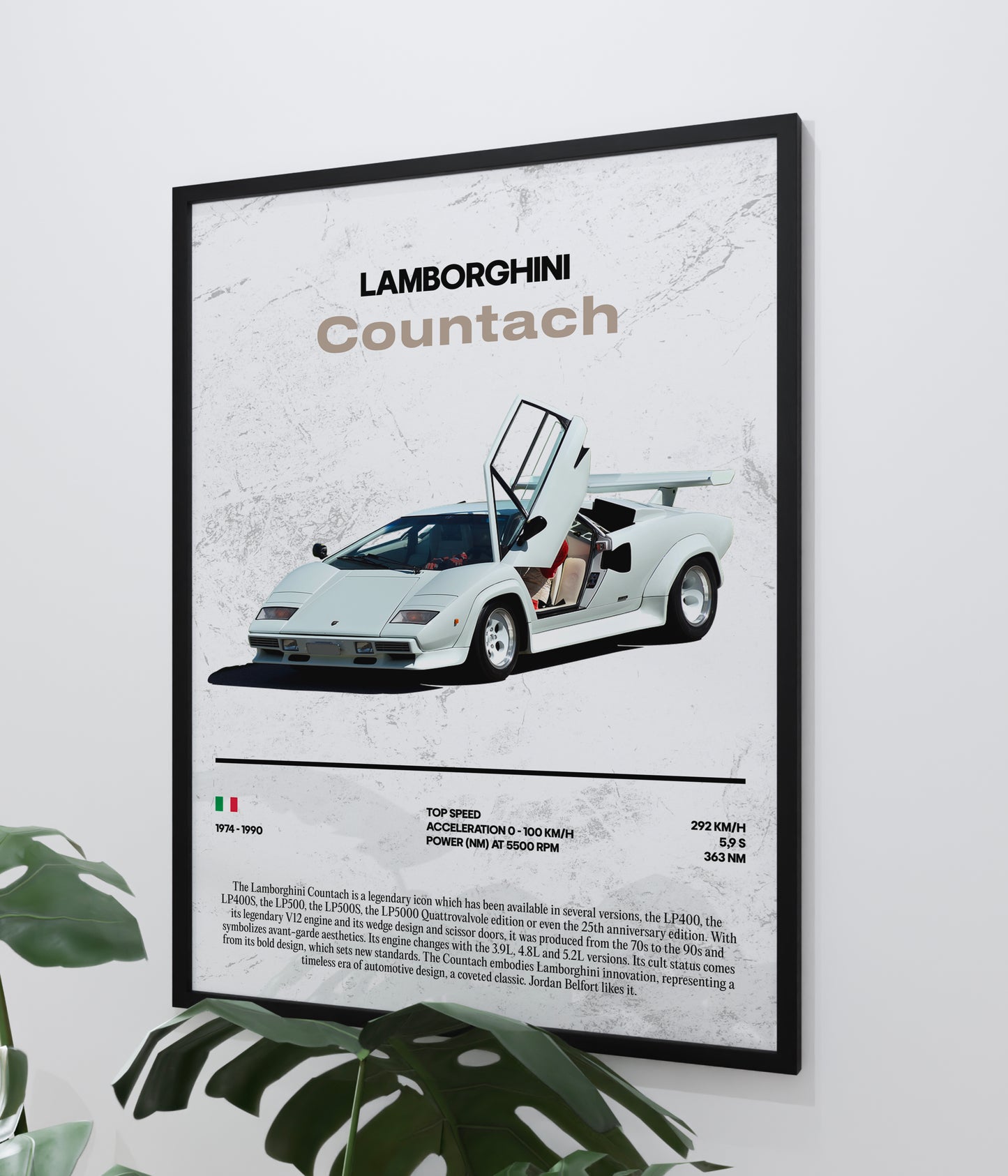 Poster Lamborghini Countach