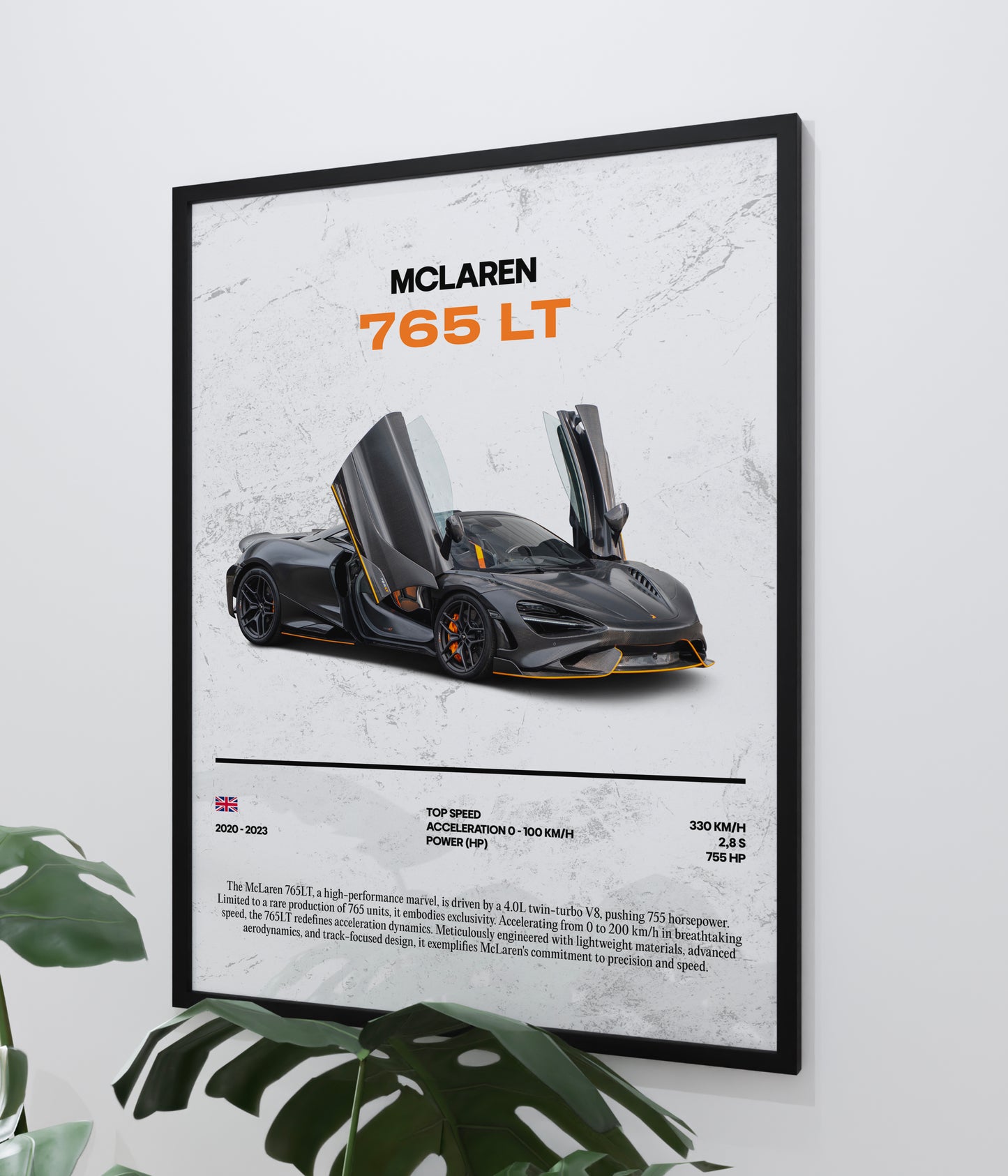 Poster McLaren 765 LT