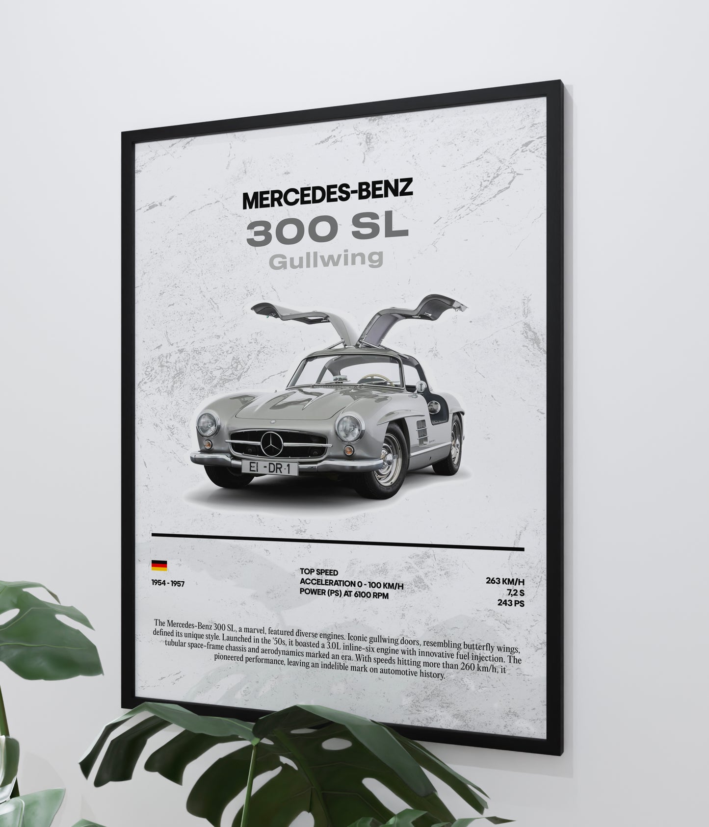 Poster Mercedes-Benz 300 SL