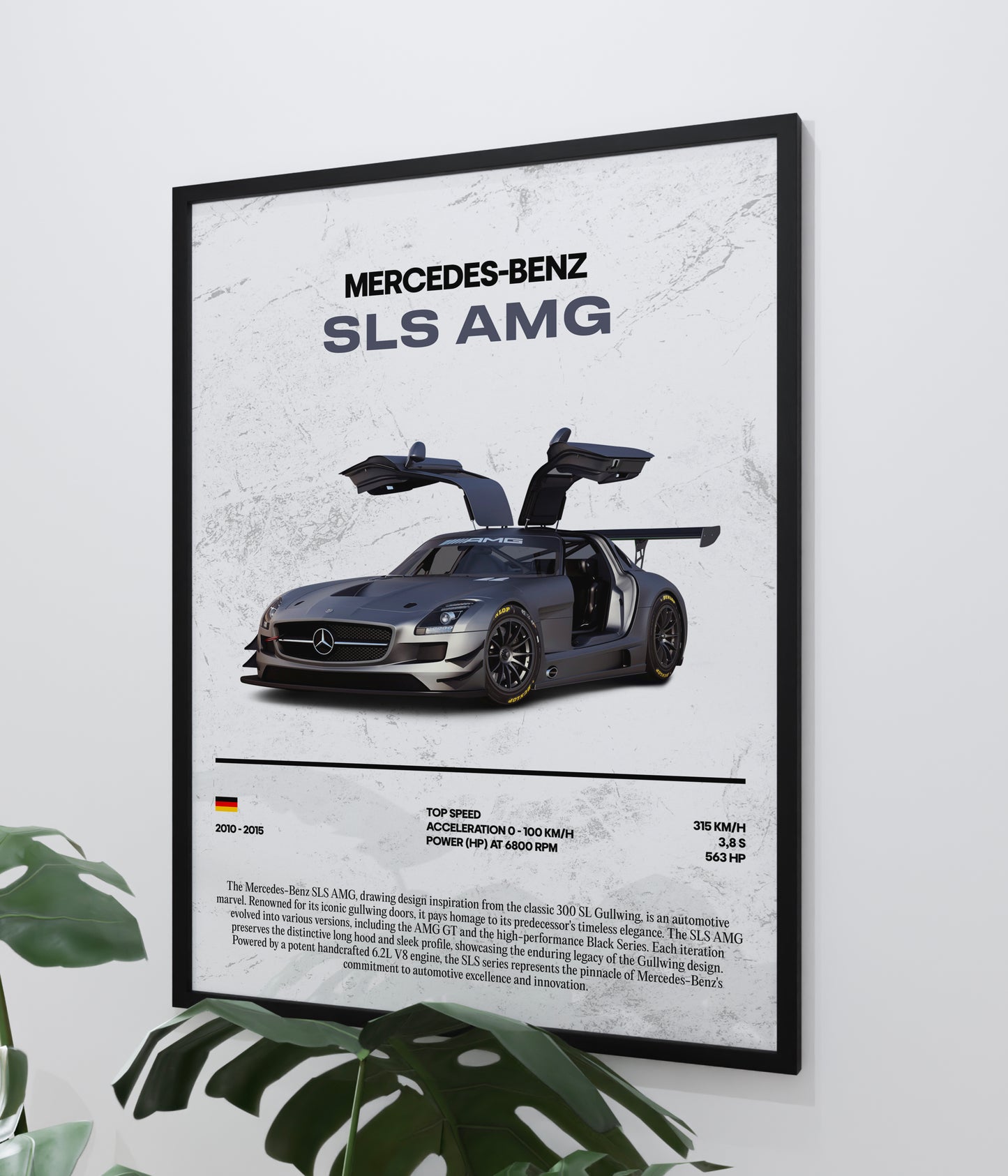 Poster Mercedes-Benz SLS AMG