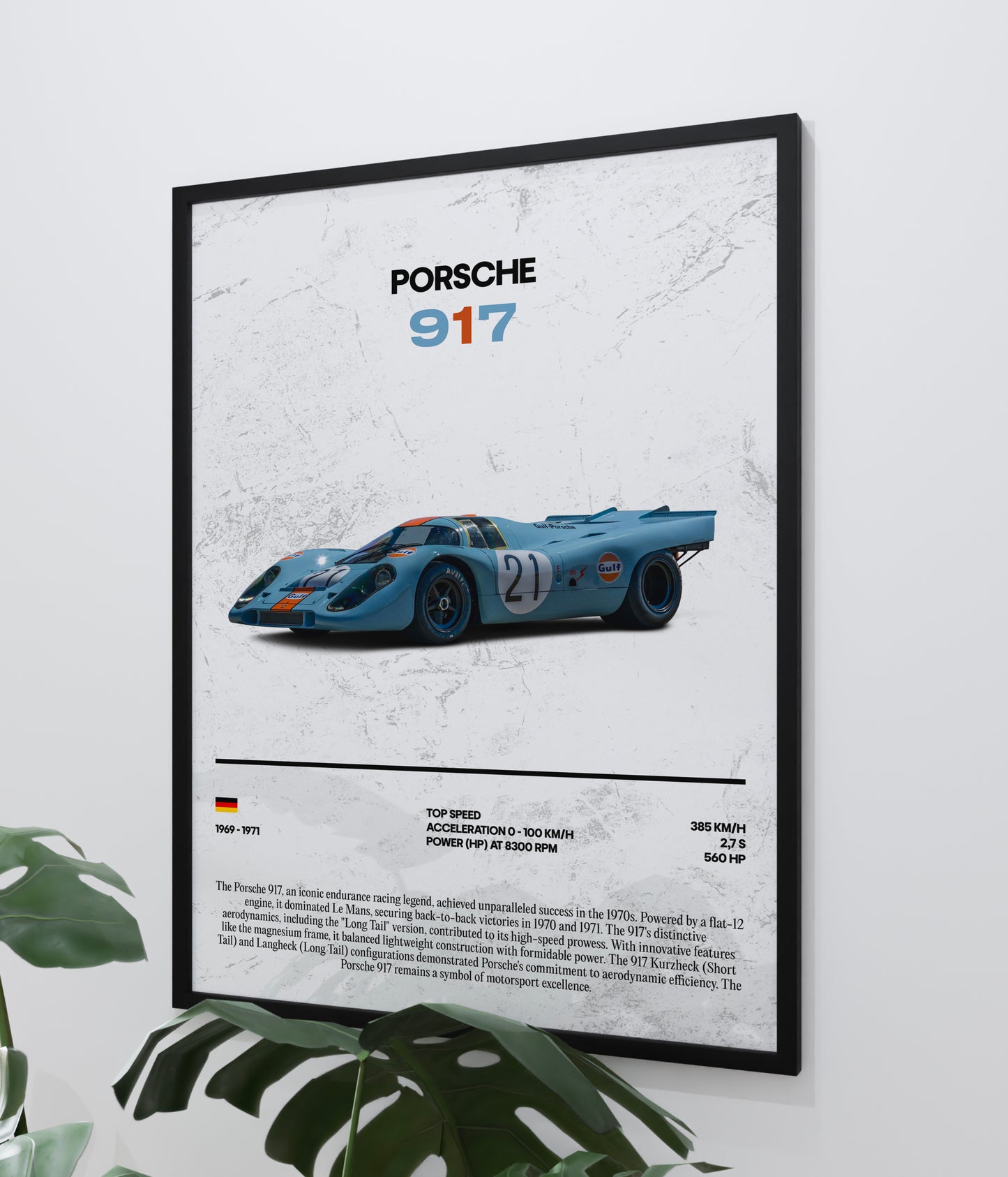 Poster Porsche 917