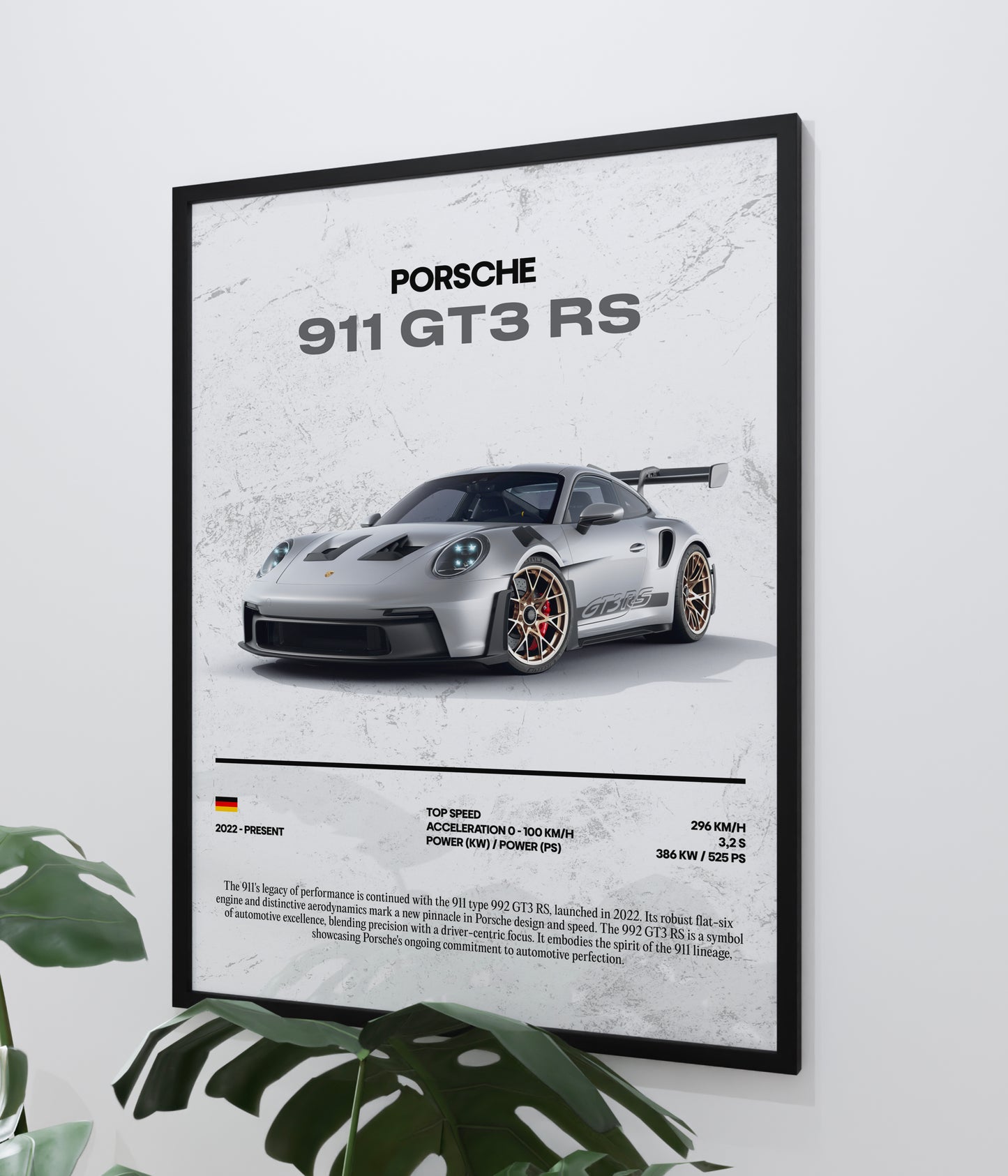 Poster Porsche 911 GT3 RS