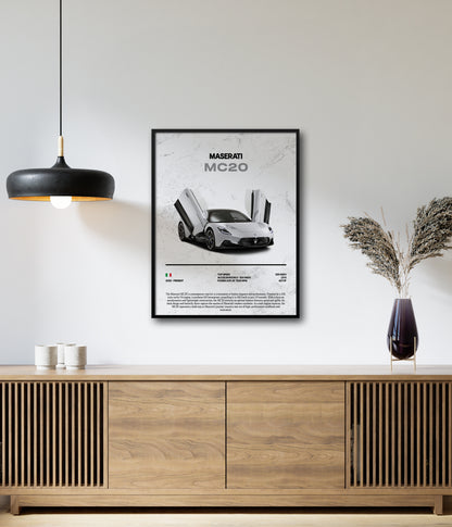 Poster Maserati MC20