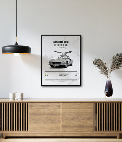 Poster Mercedes-Benz 300 SL