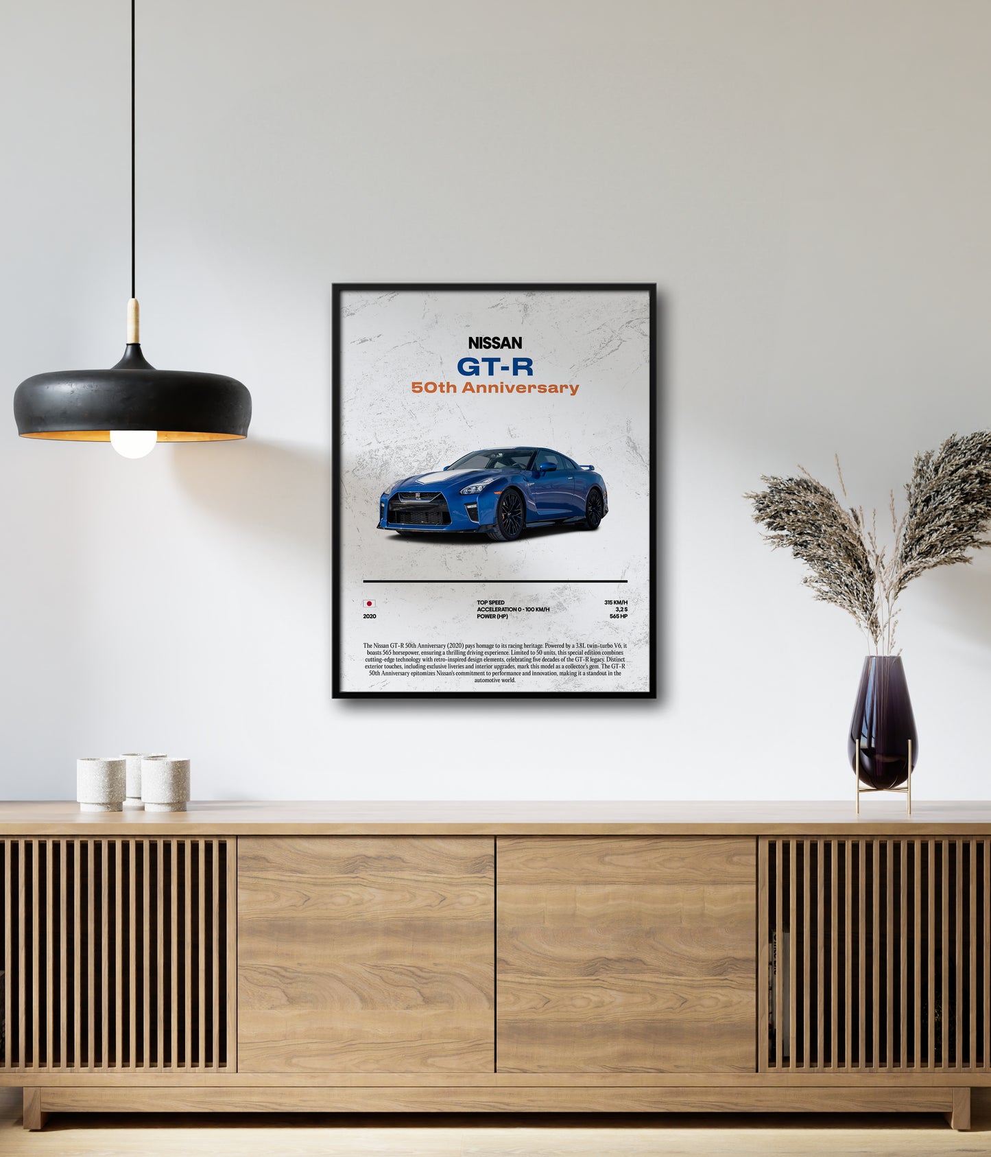 Poster Nissan GT-R 50th Anniversary