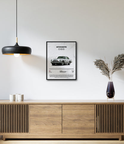 Poster Aston Martin DB5