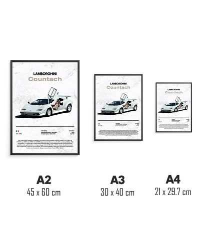 Poster Lamborghini Countach