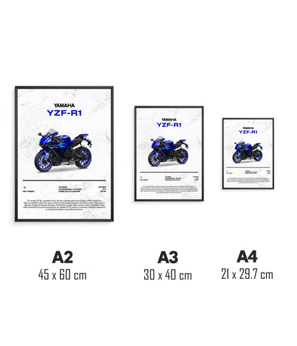Poster Yamaha YZF-R1