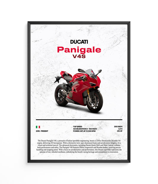 Poster Ducati Panigale V4S