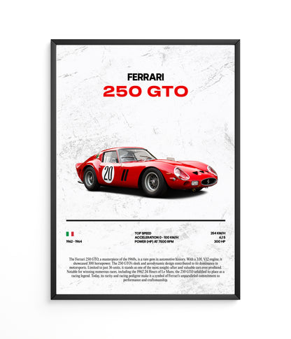Poster Ferrari 250 GTO