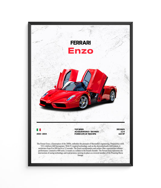 Poster Ferrari Enzo
