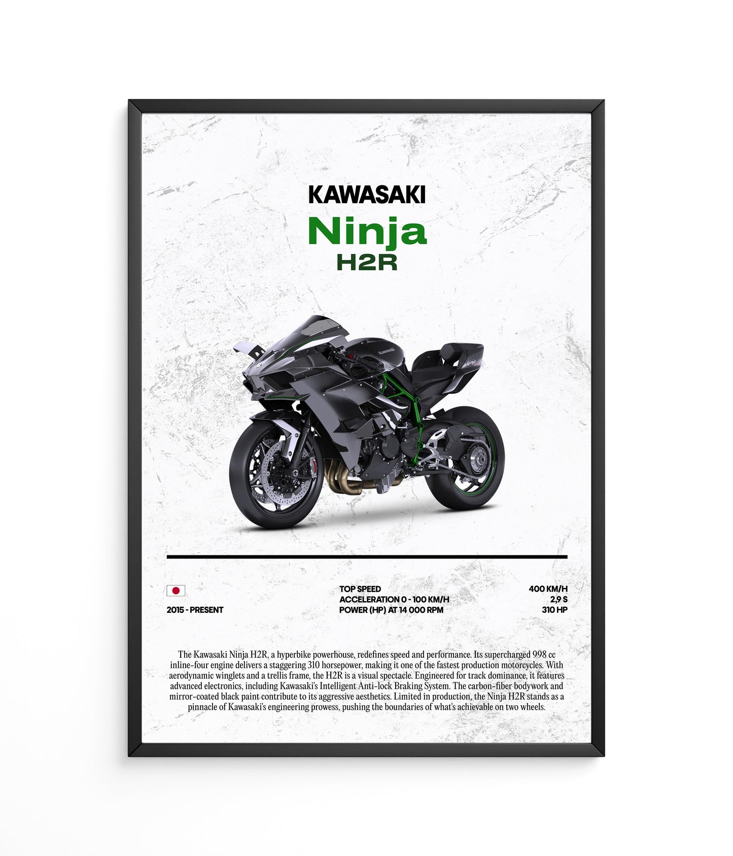 Poster Kawasaki Ninja H2R